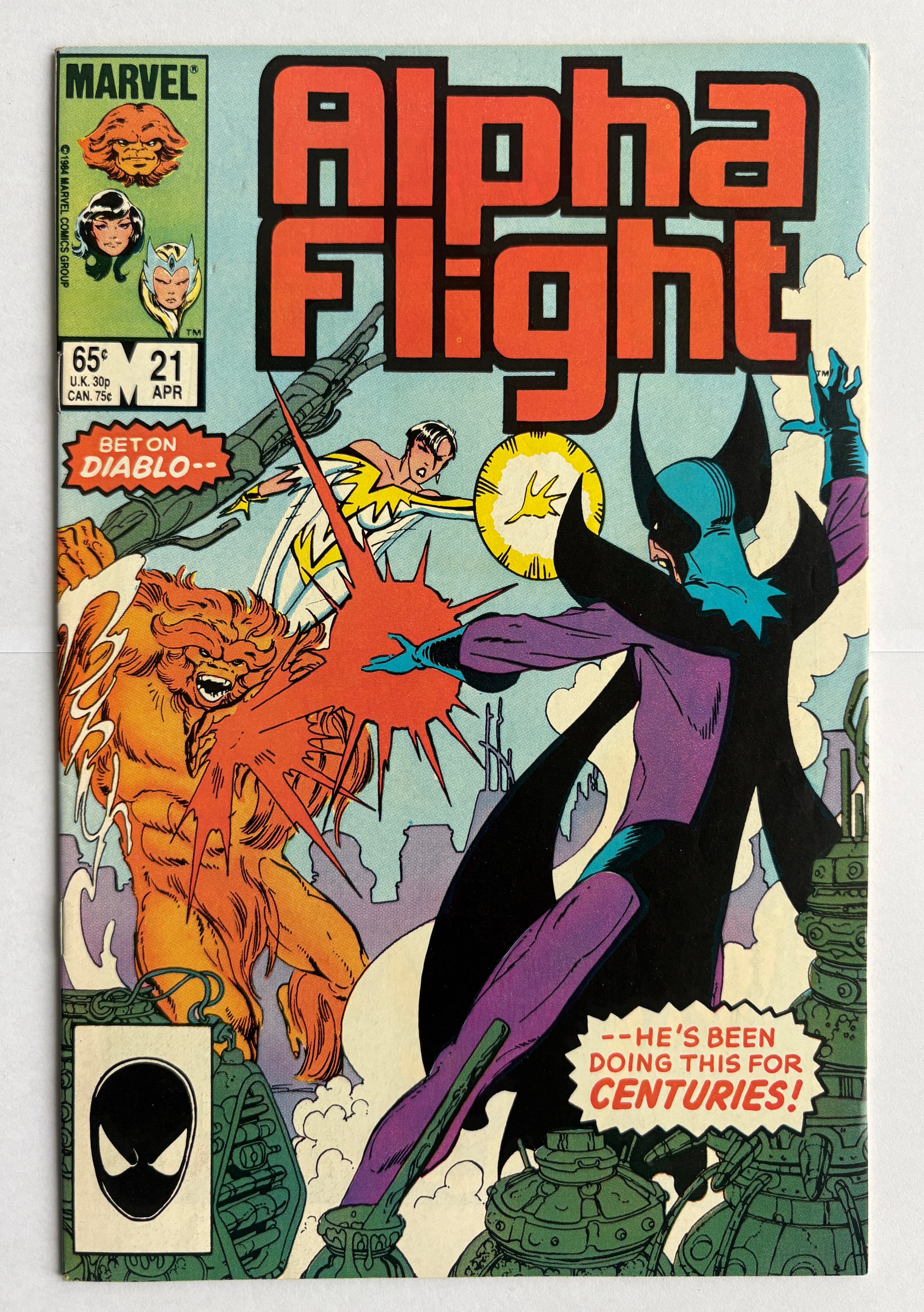 Alpha Flight #21 - Marvel Comics - April 1985 VF 8.0