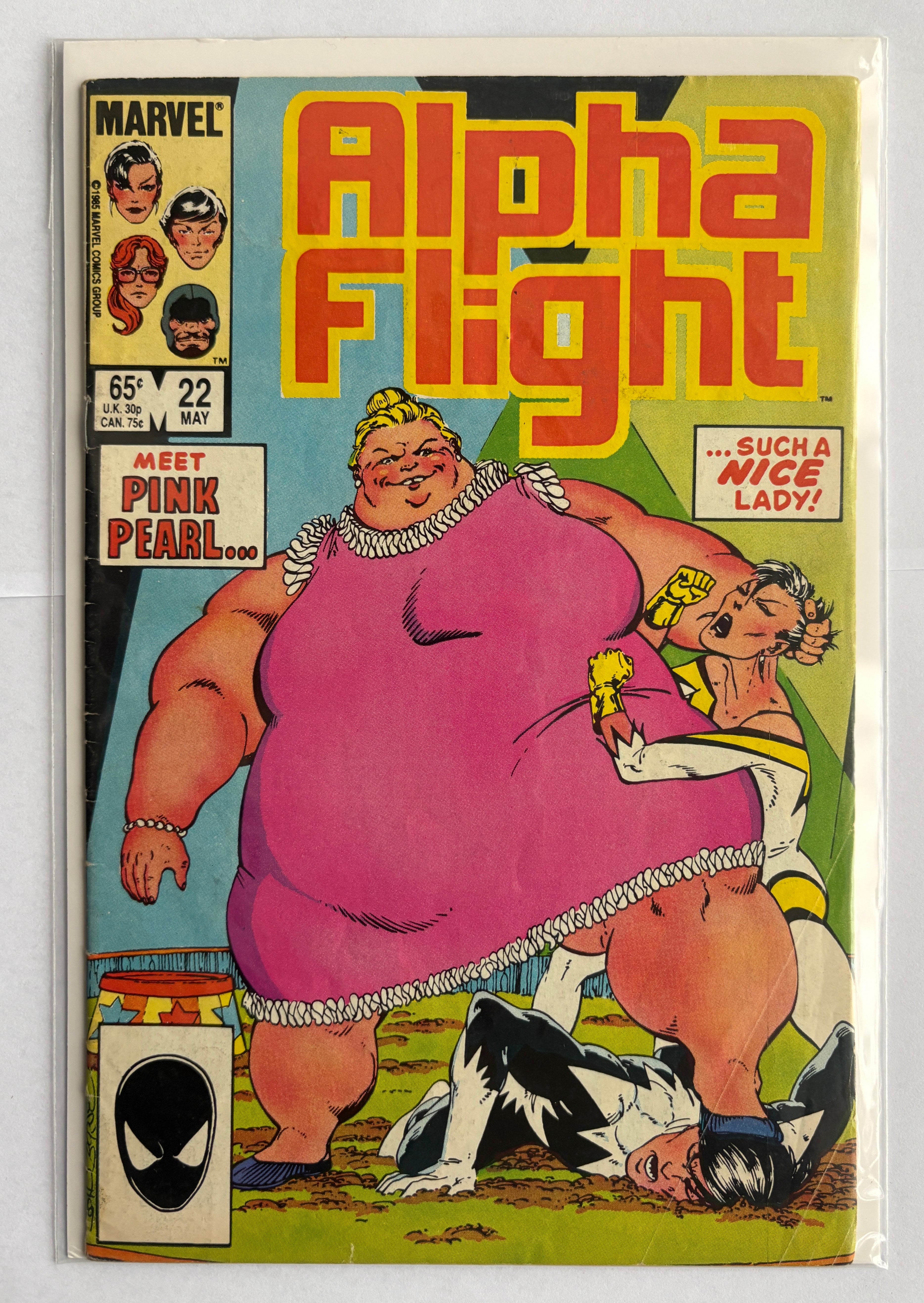 Alpha Flight #22 - Pink Pearl - Marvel Comics - May 1985 FN 6.0
