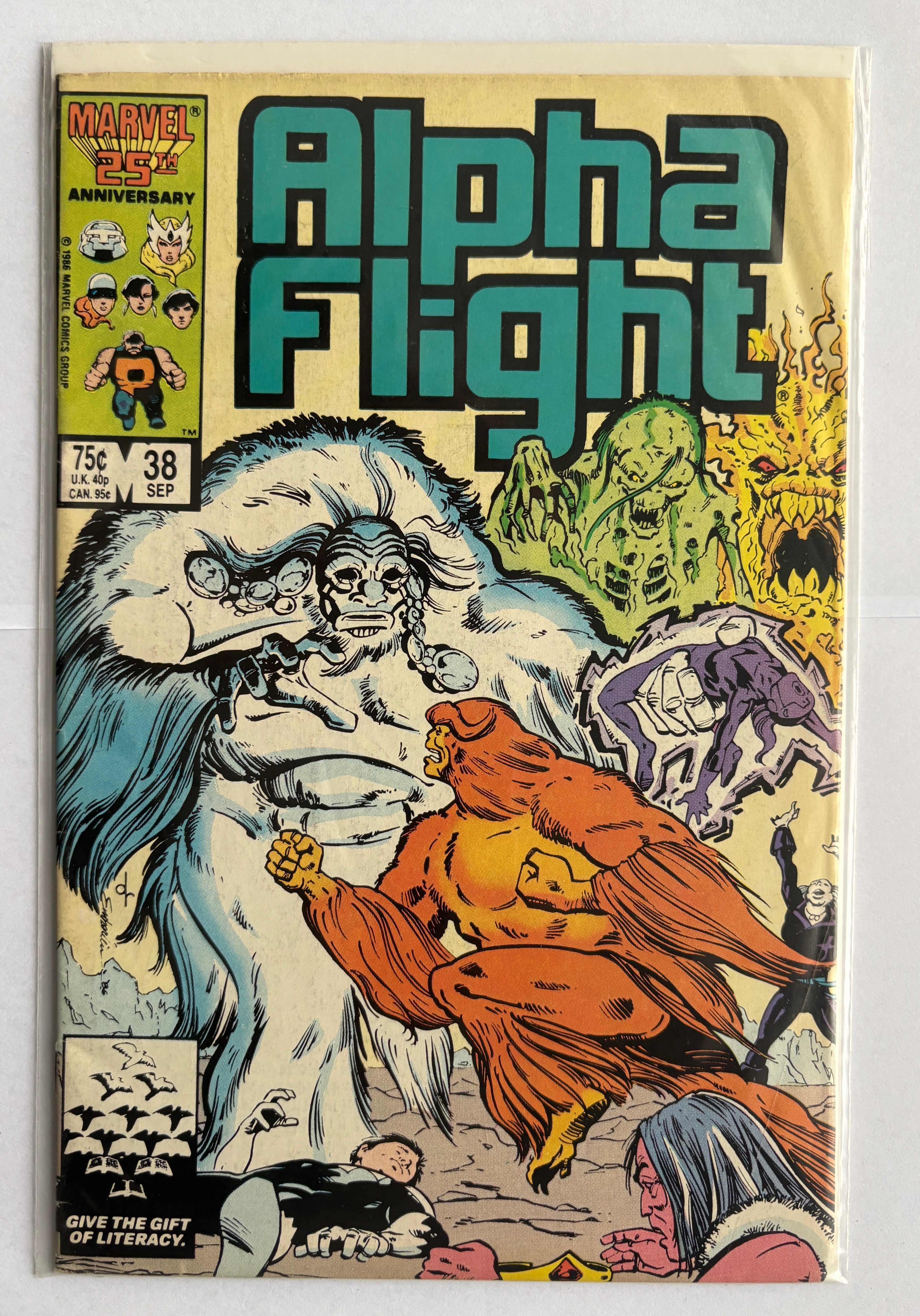 Alpha Flight #38 - Marvel Comics - September 1986 F/VF 7.0
