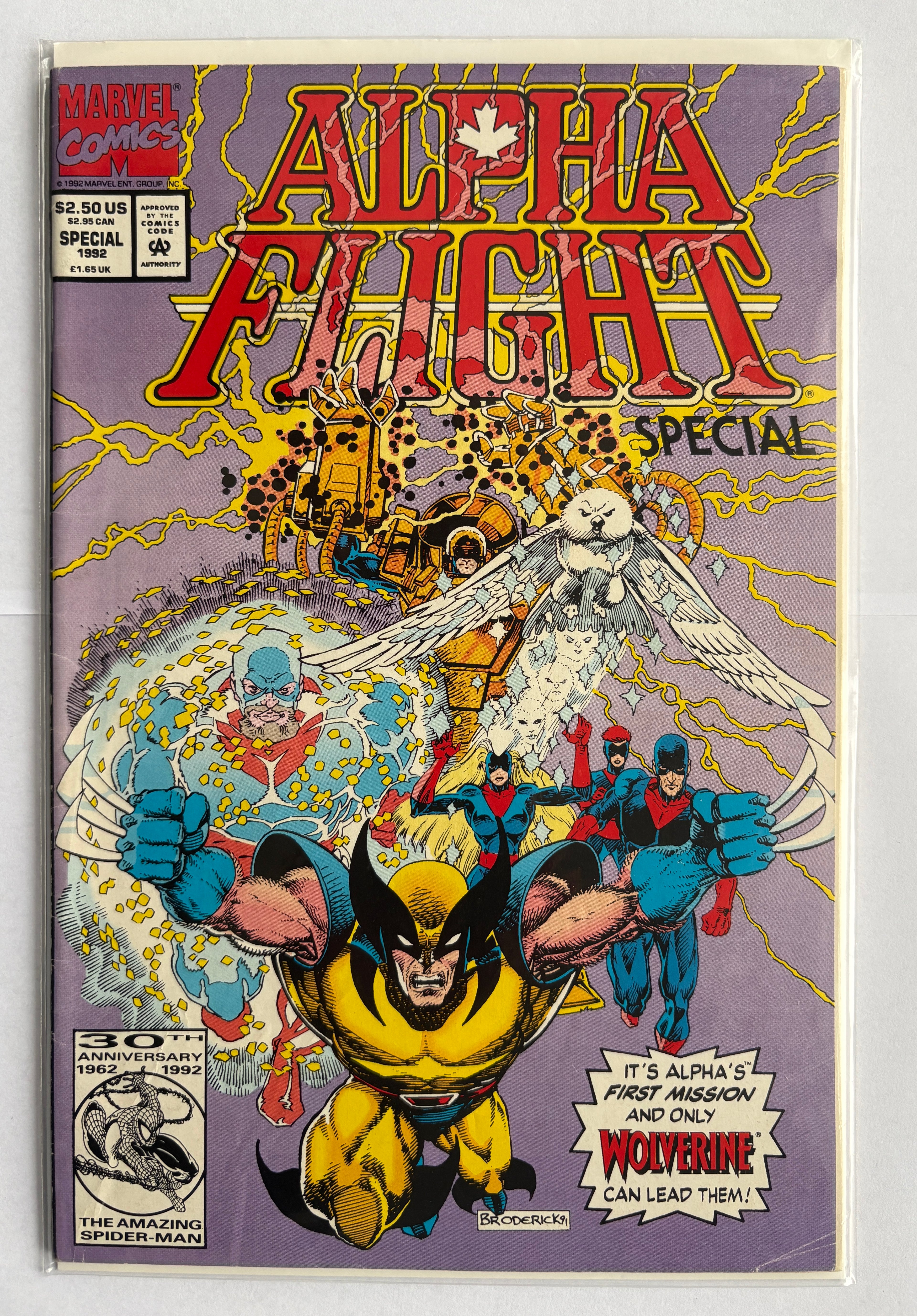 Alpha Flight Special #1 Vol: 2 - First Flight - Marvel Comics - 1992 FN+ 6.5
