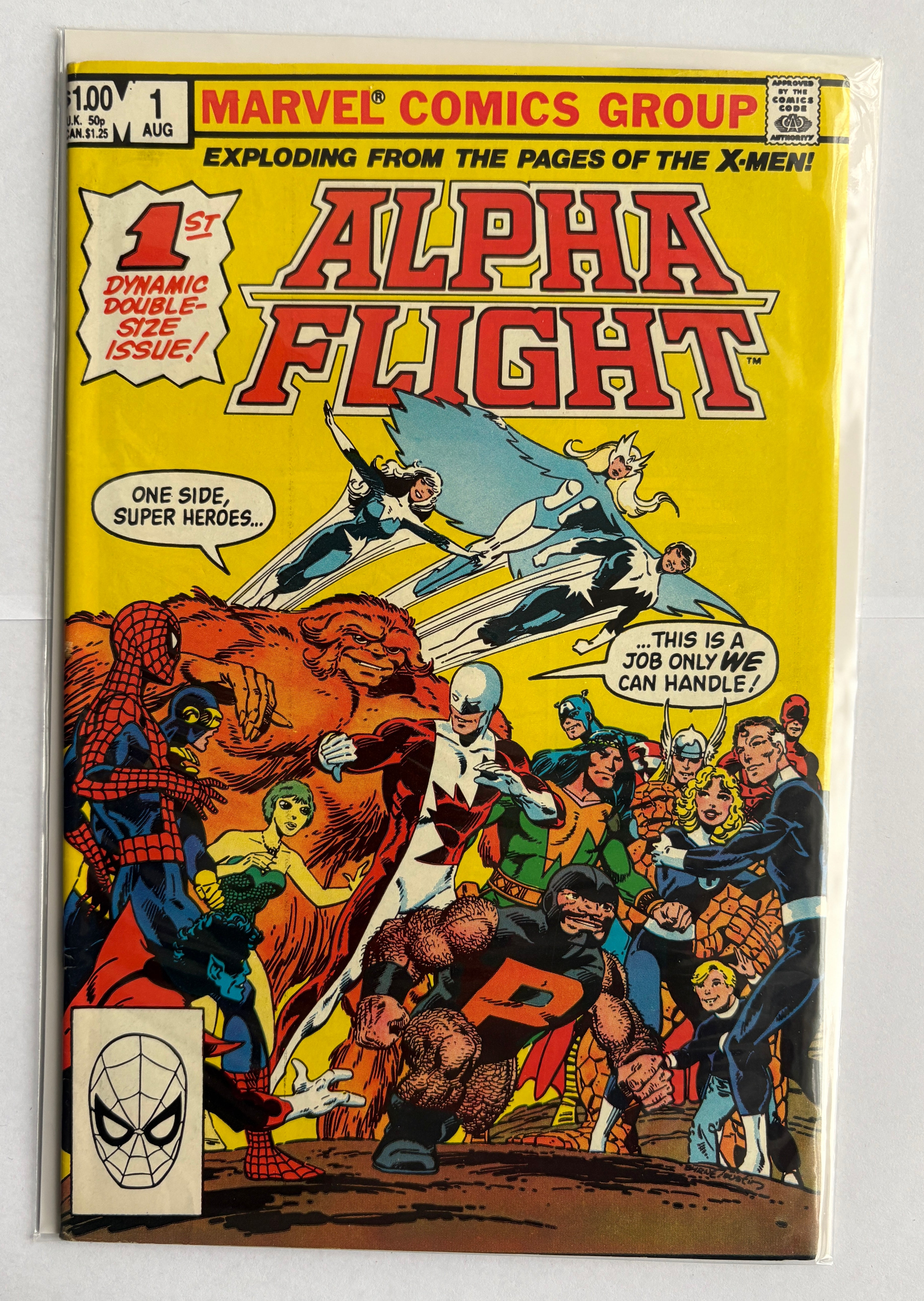 Alpha Flight #1 - 1st Issue (Key) Marvel Comics - August 1983 VF 8.0