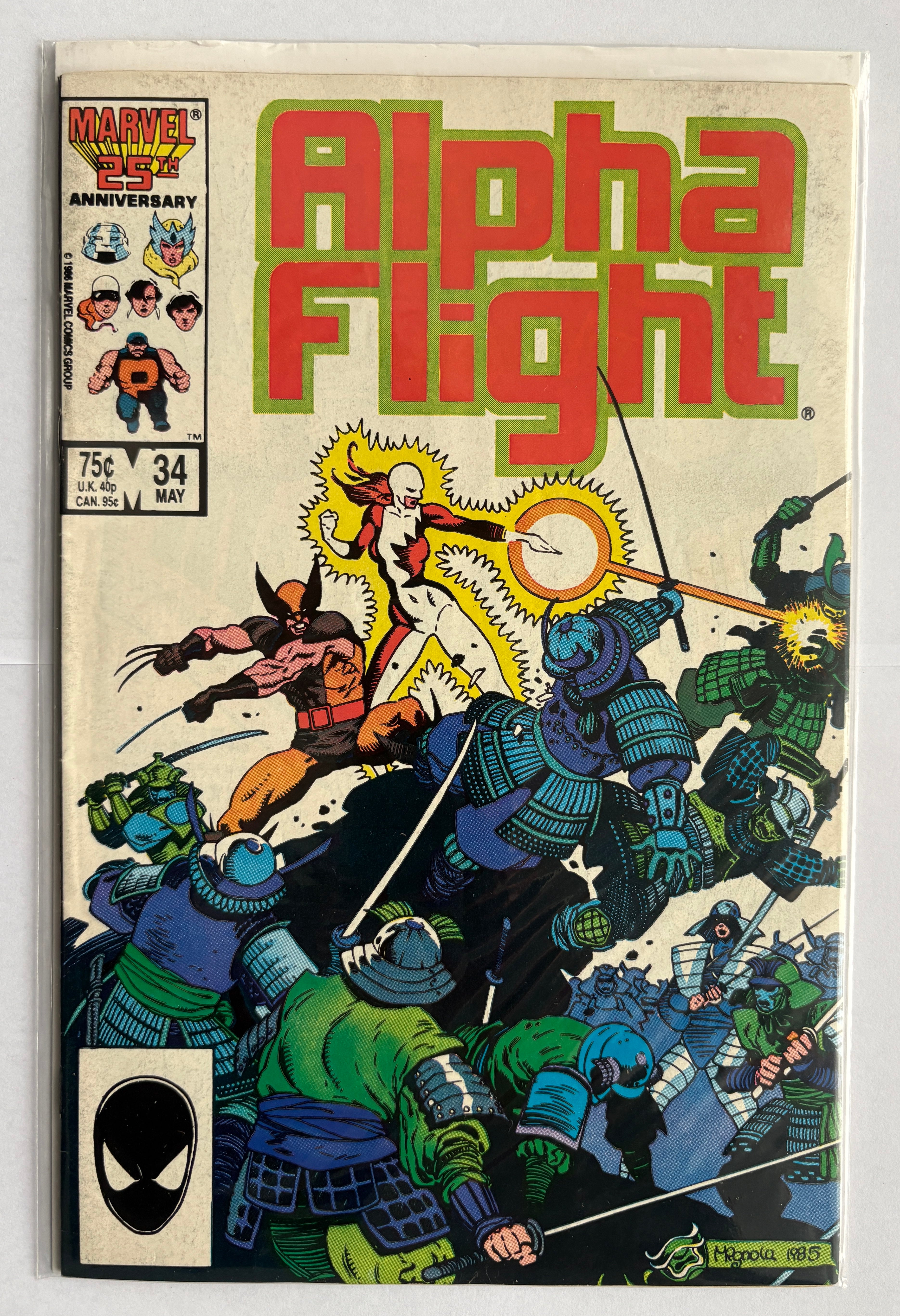 Alpha Flight #34 - Marvel Comics - May 1986 F/VF 7.0
