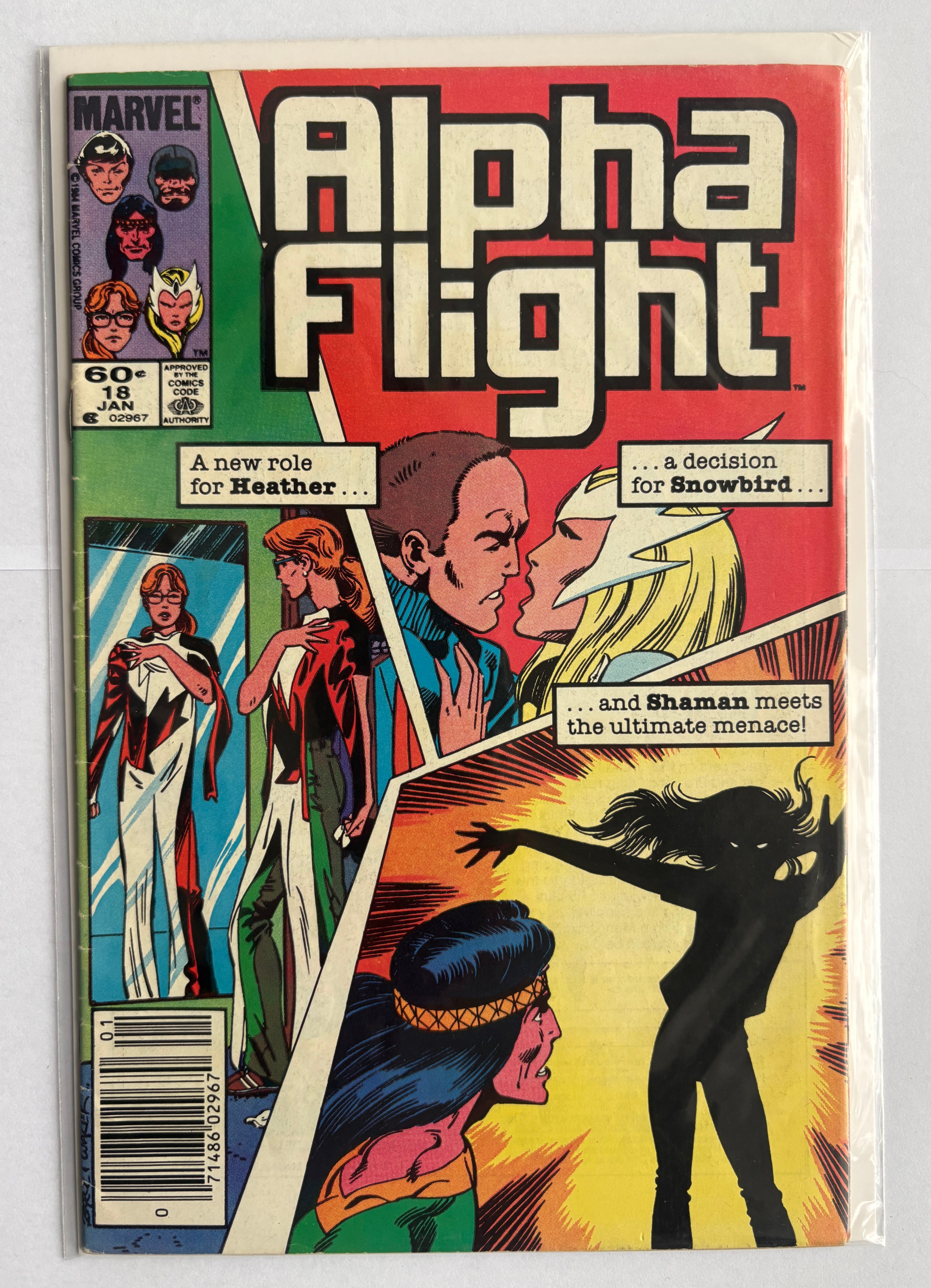 Alpha Flight #18 - Newsstand Edition - Marvel Comics - January 1985 VG/FN 5.0