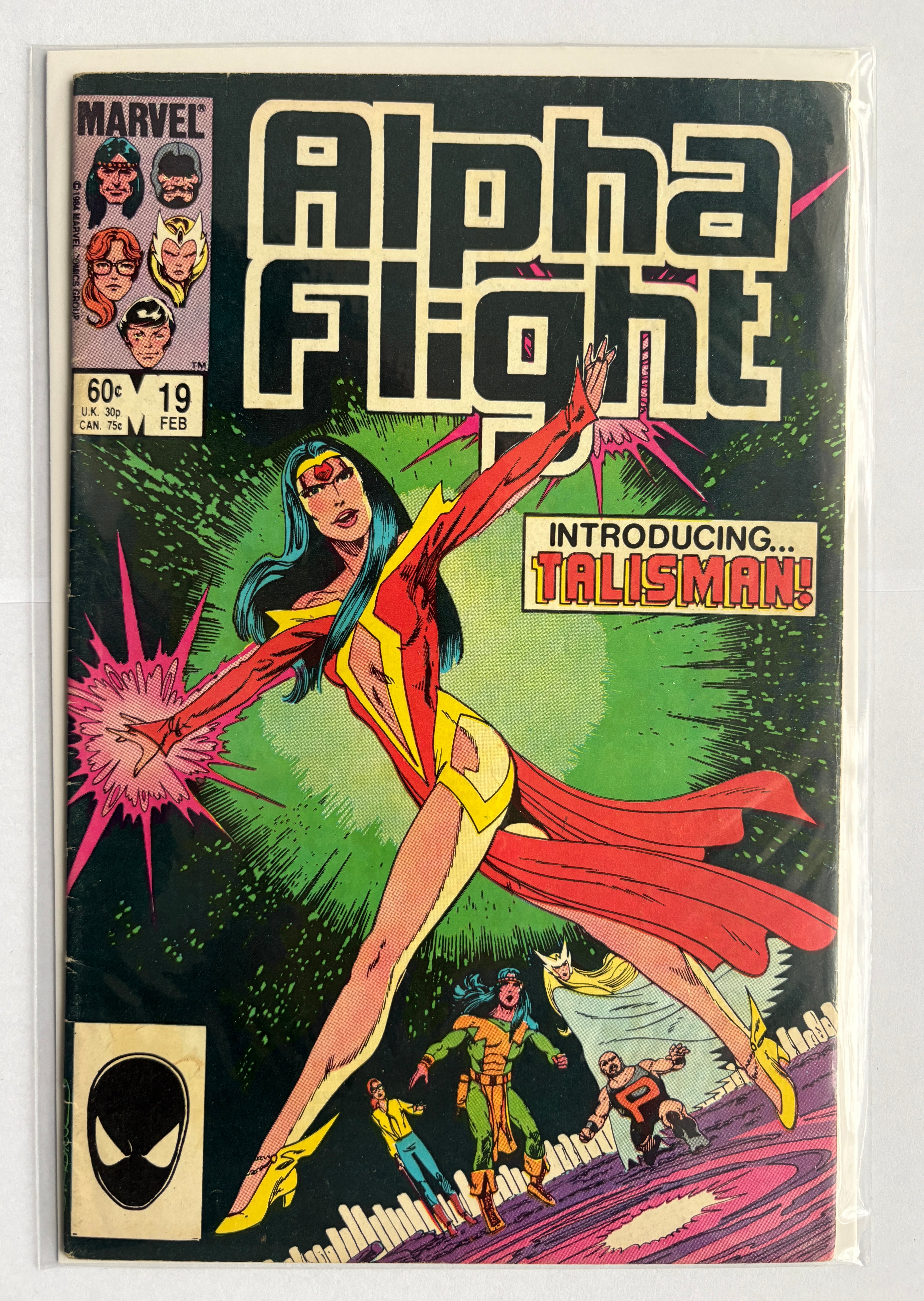 Alpha Flight #19 - Talisman - Marvel Comics February 1985 FN 6.0