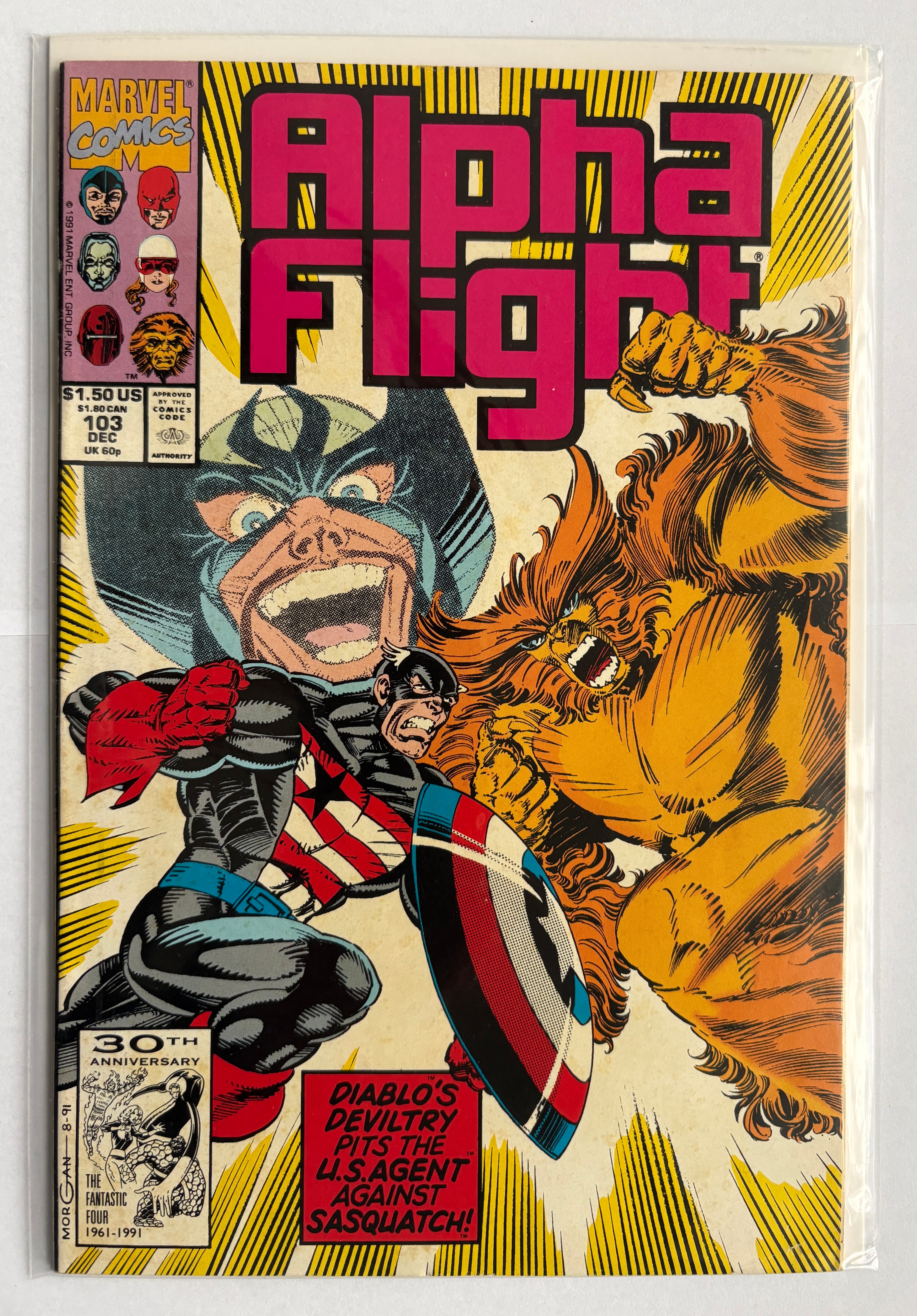 Alpha Flight #103 - Marvel Comics - December 1991 F/VF 7.0