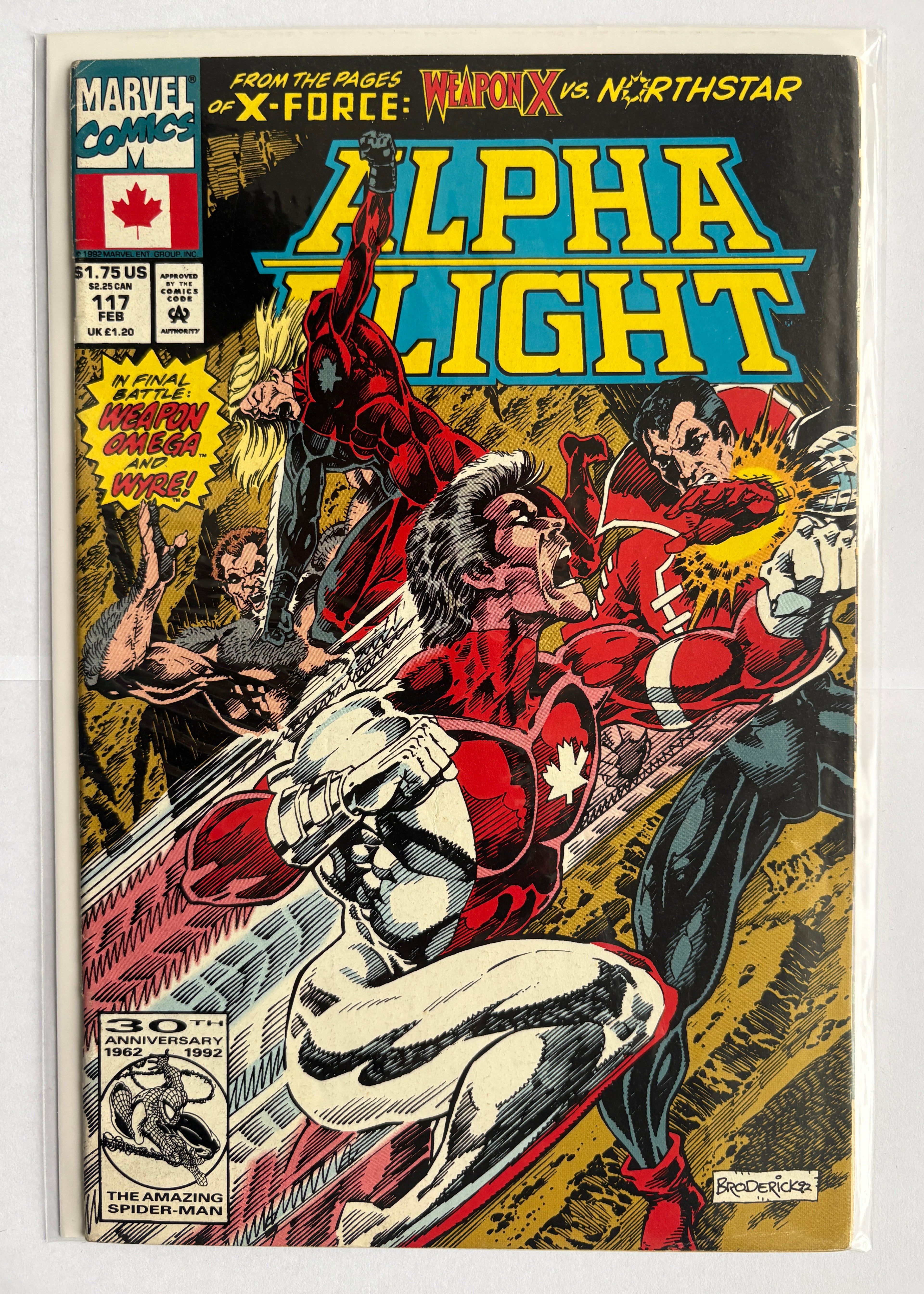 Alpha Flight #117 - Marvel Comics - February 1993 F/VF 7.0