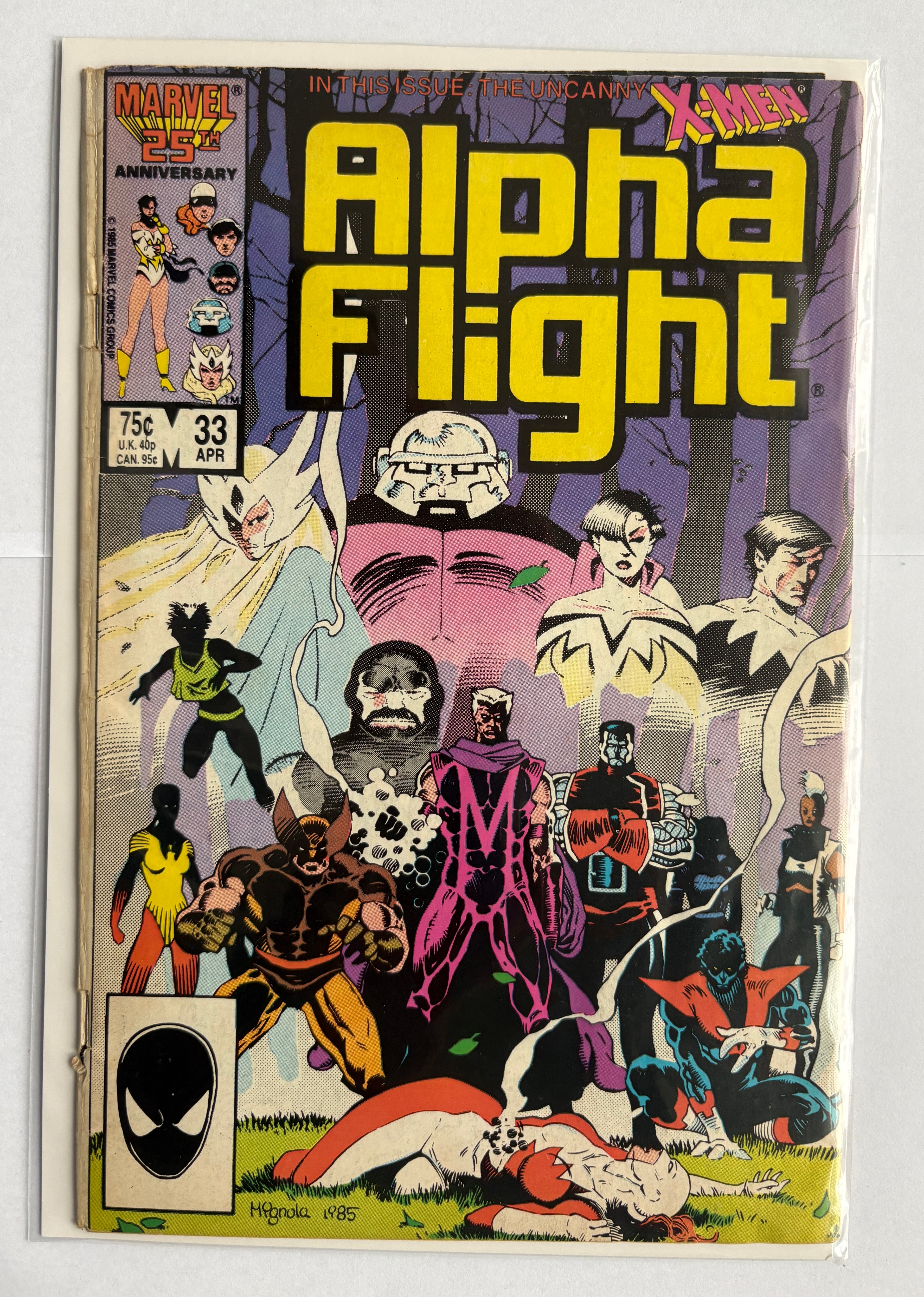 Alpha Flight #33 1st App Lady Deathstrike Marvel Comics April 1986 VG/FN 5.0