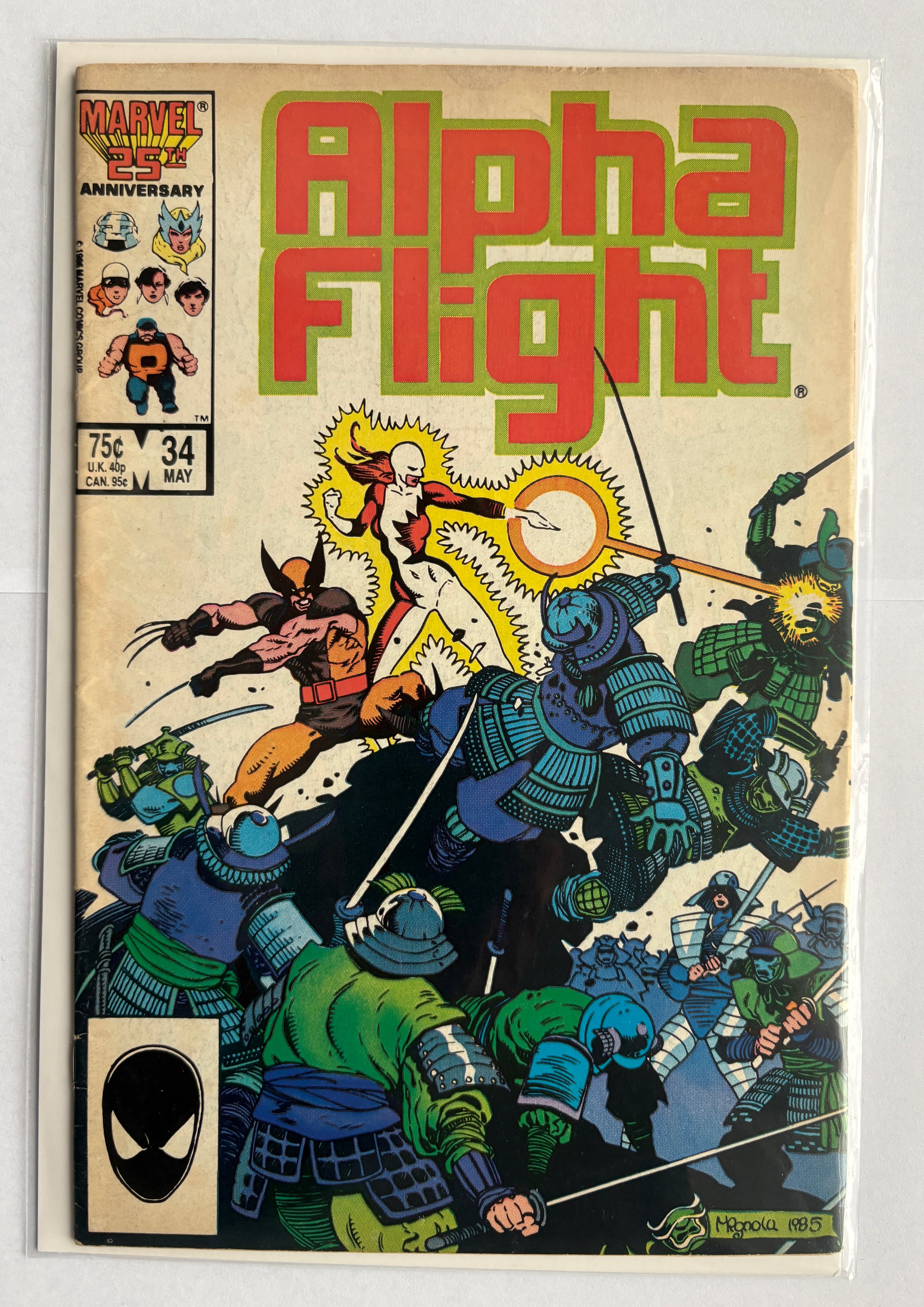 Alpha Flight #34 - Marvel Comics - May 1986 VG/FN 5.0