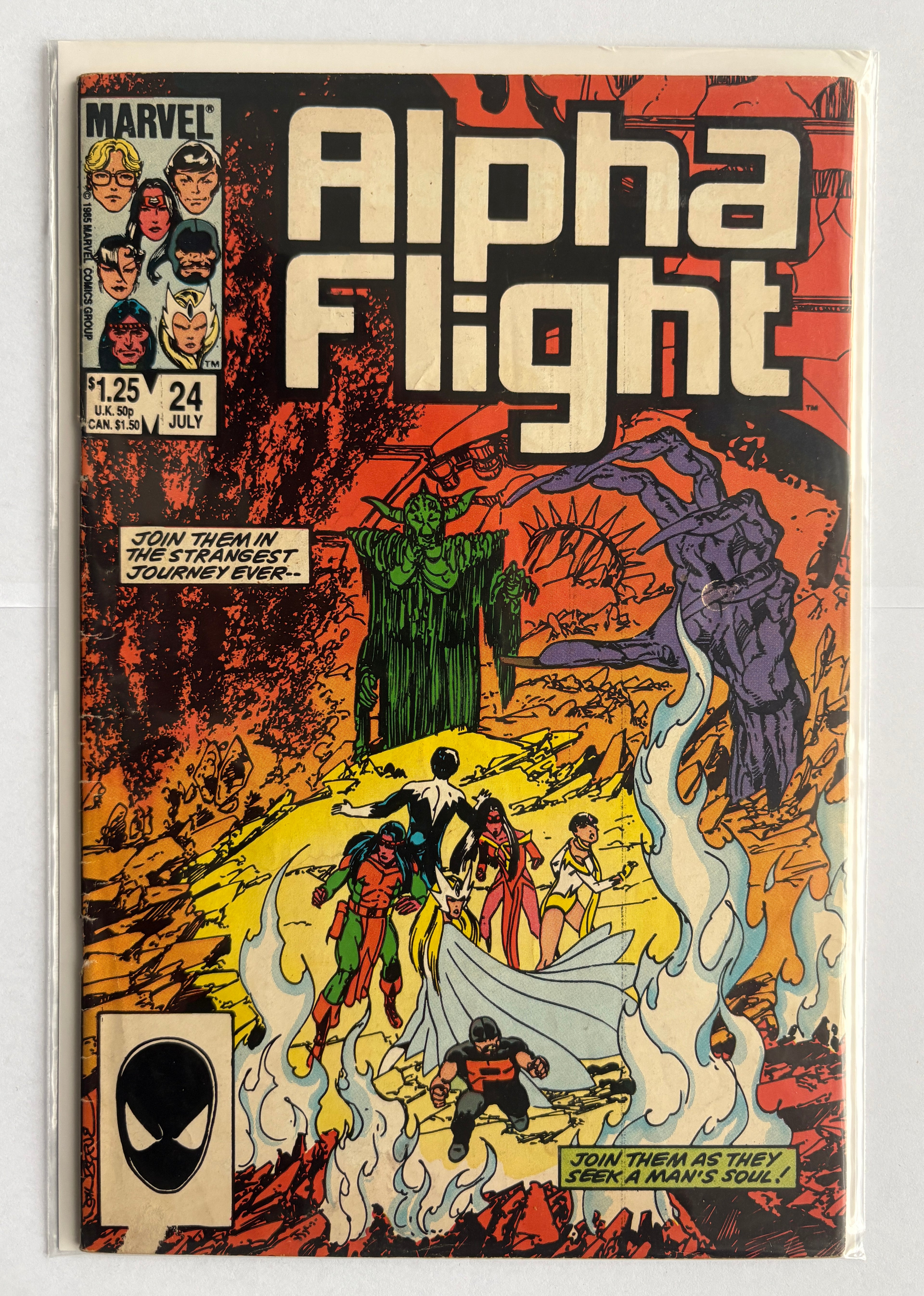 Alpha Flight #24 - Marvel Comics - July 1985 FN 6.0