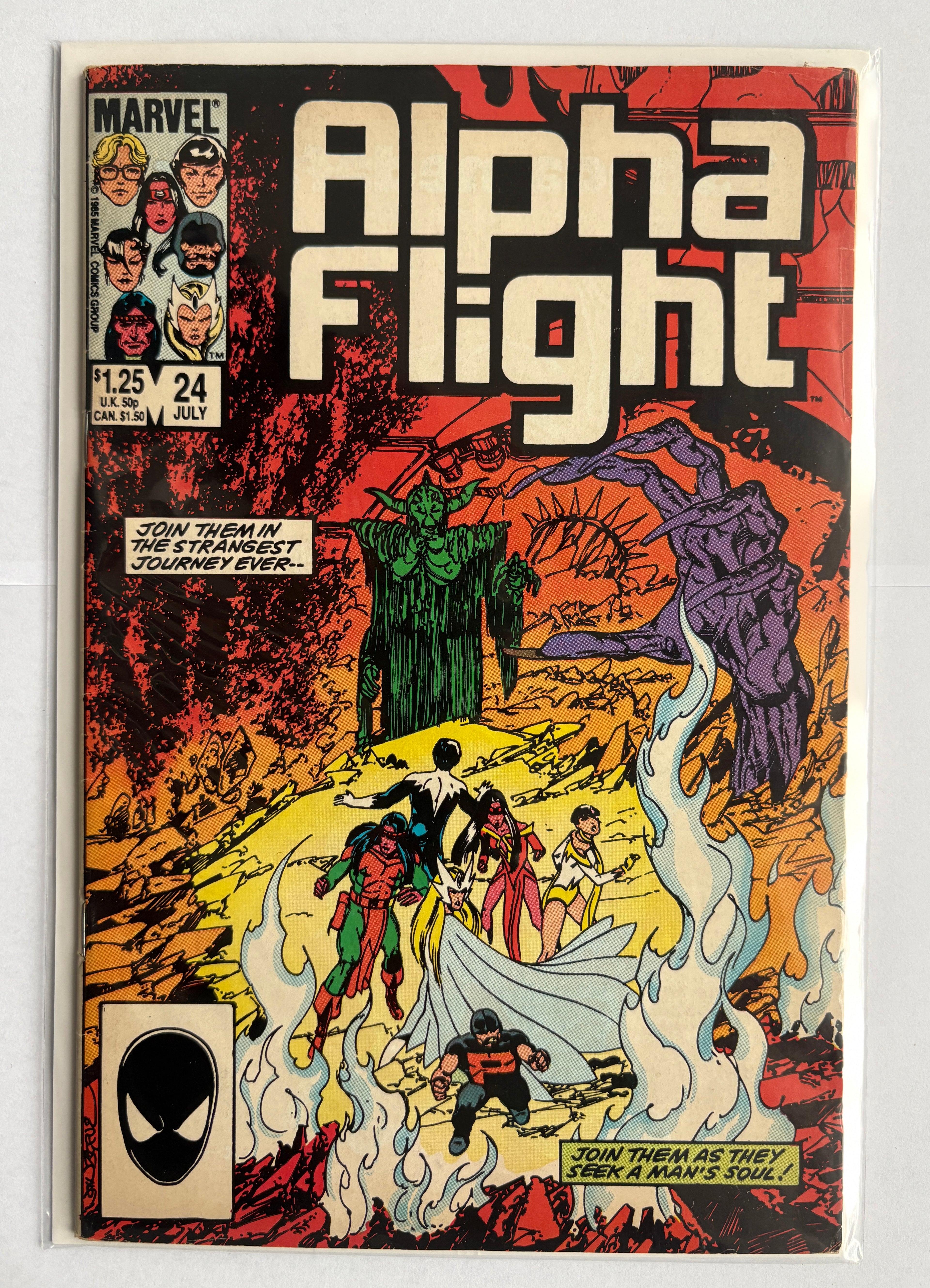 Alpha Flight #24 - Marvel Comics - July 1985 FN+ 6.5