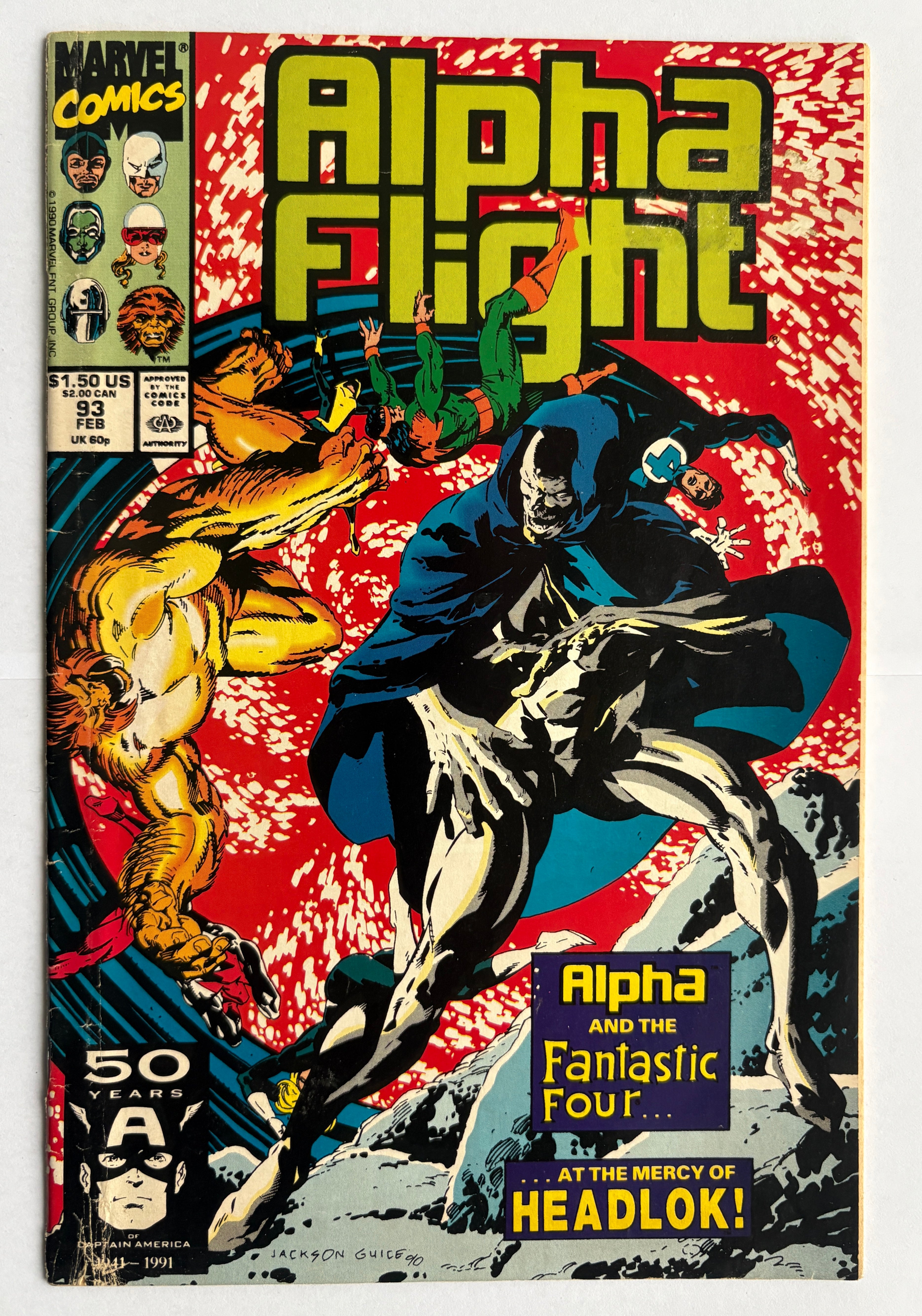 Alpha Flight #93 - Marvel Comics February 1991 VG/FN 5.0