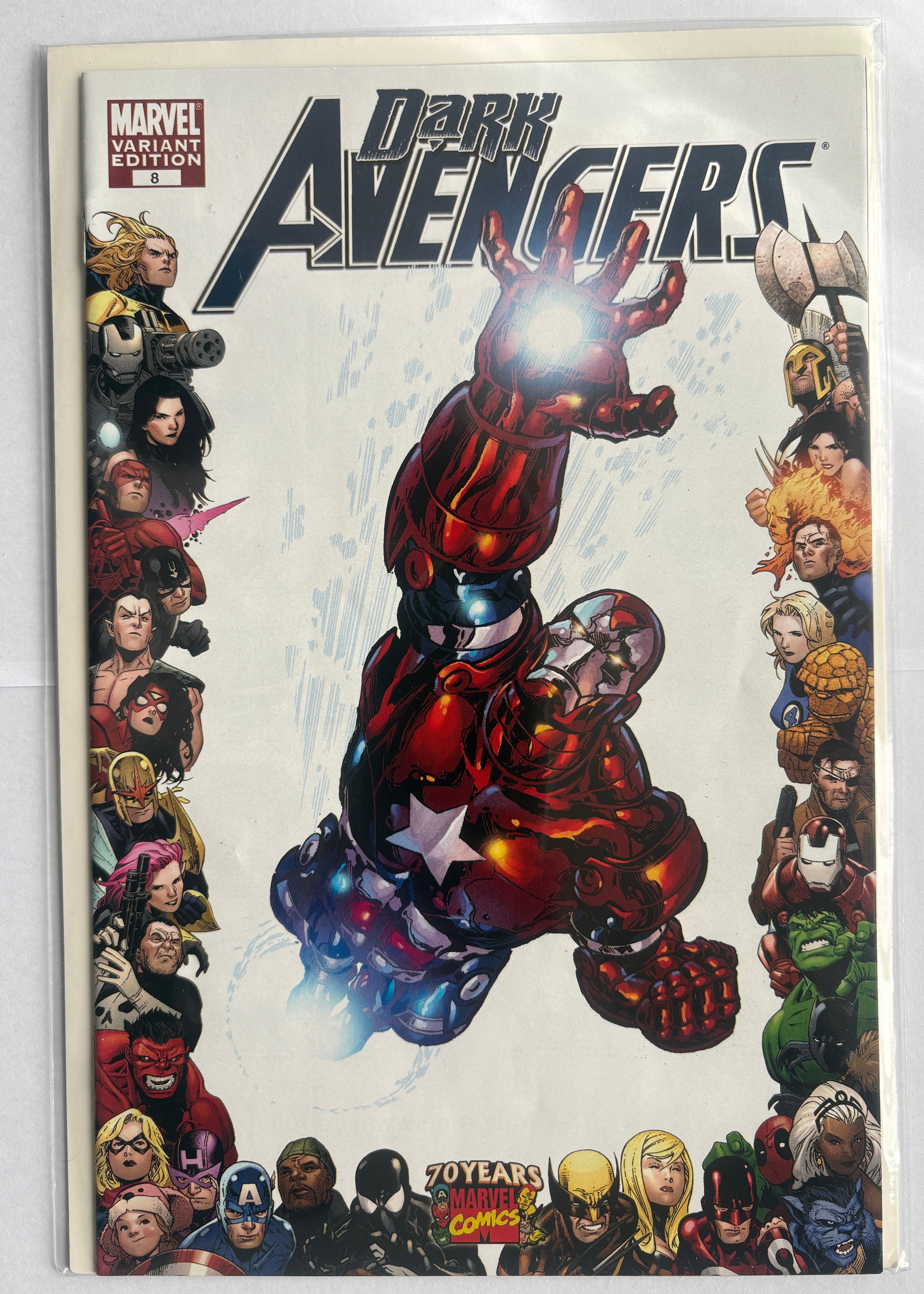 Dark Avengers #8 1st Print  70 Years Variant Edition Marvel Oct 2009 F/VF 7.0