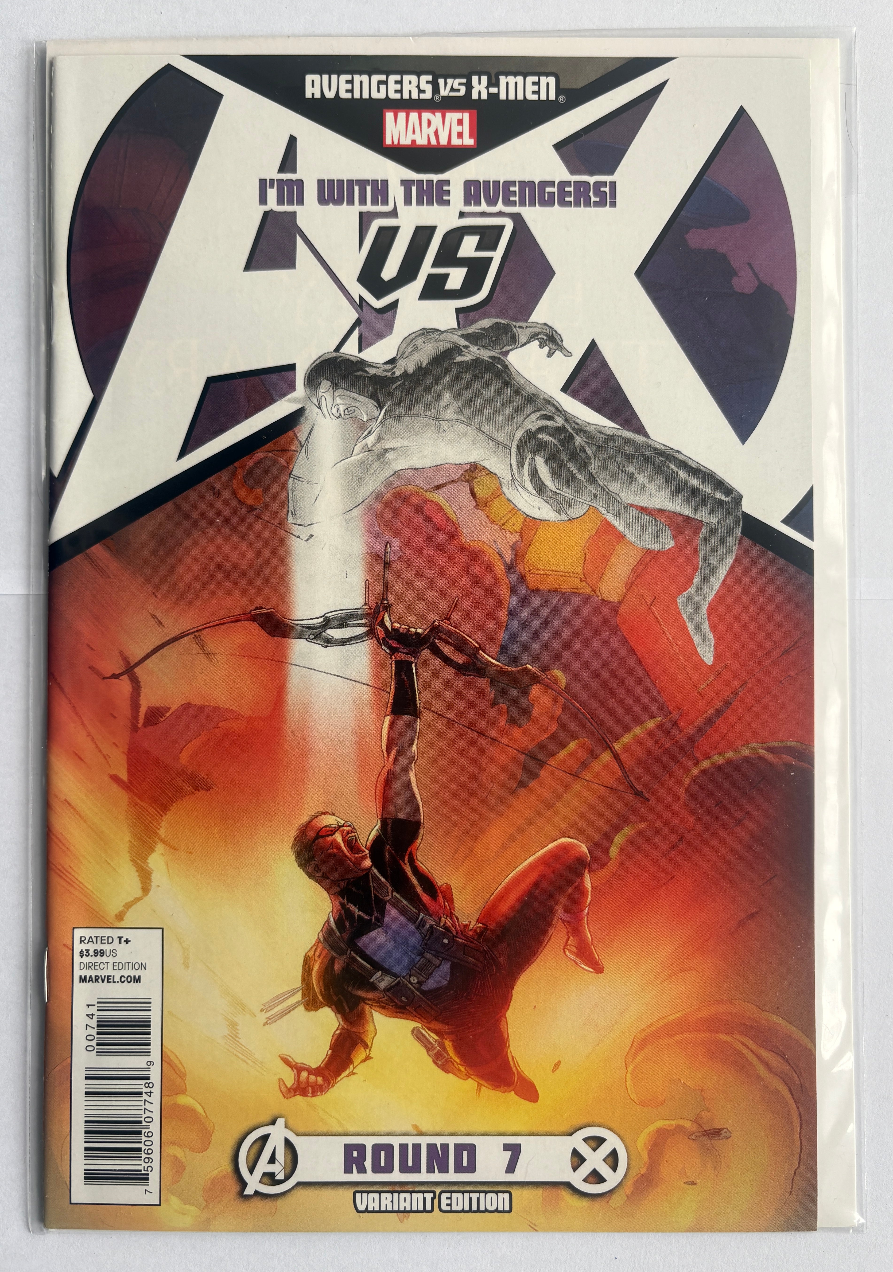 Avengers vs X-Men #7 - Variant Cover Marvel September 2012 VF+ 8.5