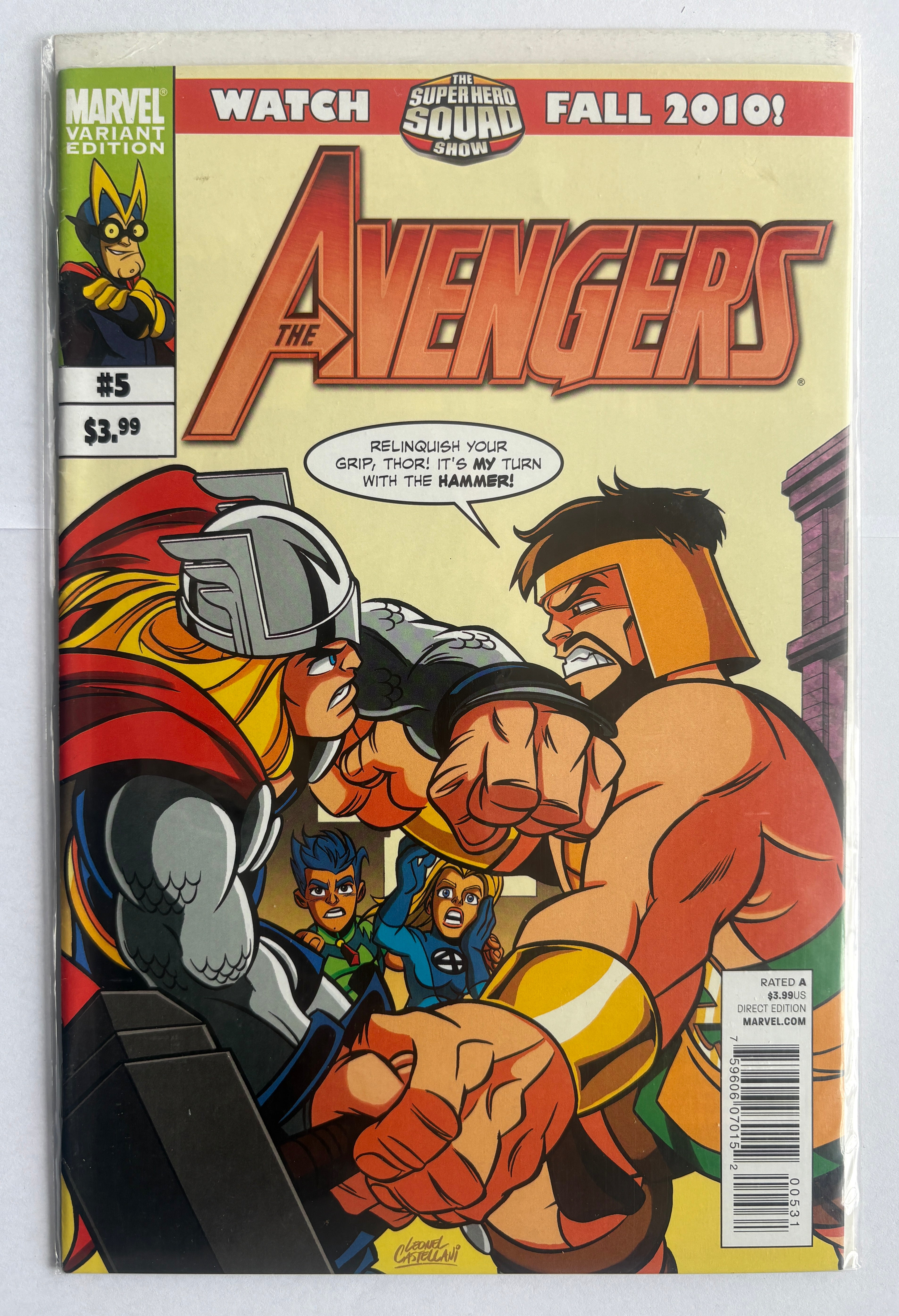 The Avengers #5 - Heroic Age Super Hero Squad Variant November 2010 VF/NM 9.0