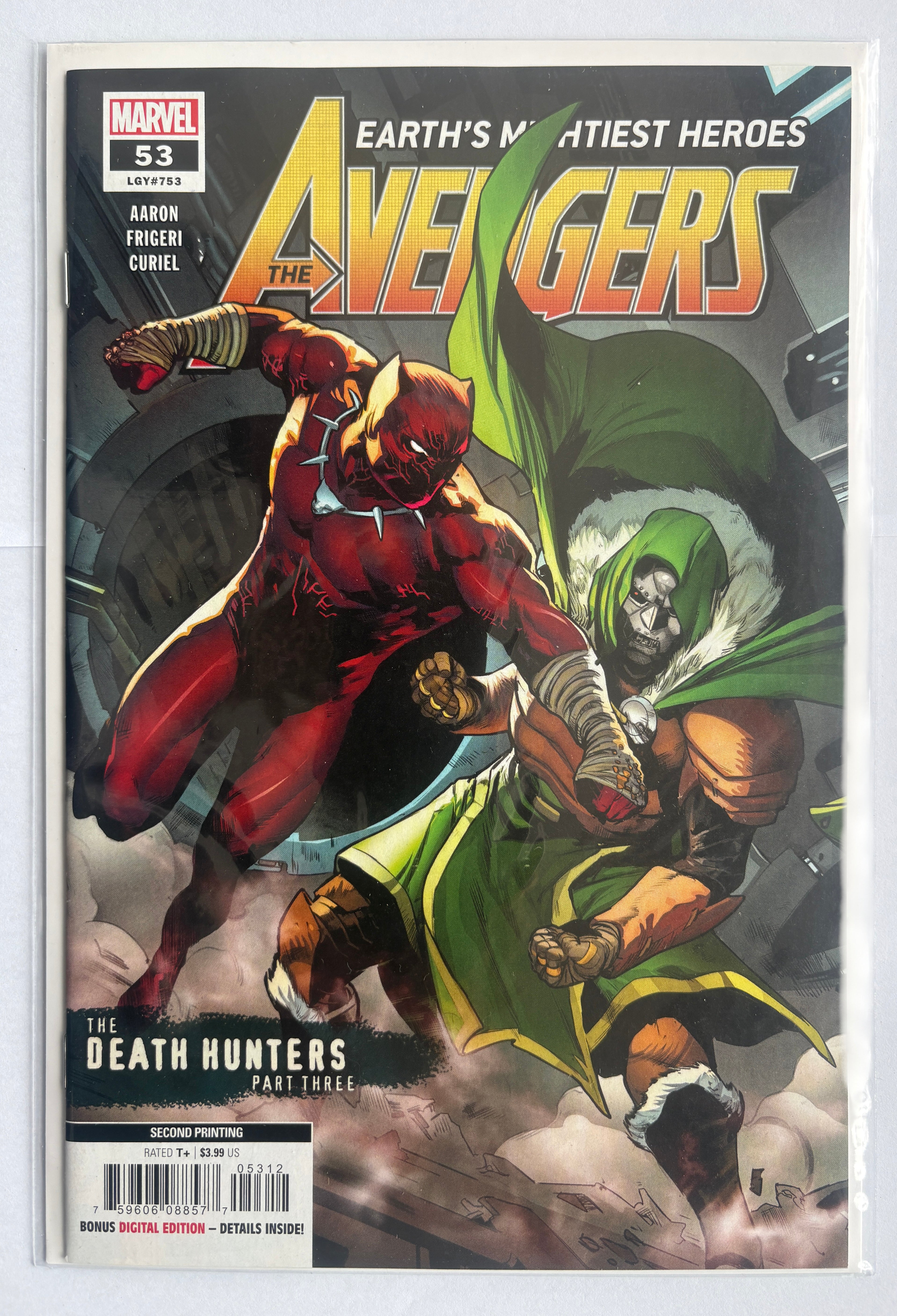 Avengers #53 - 2nd Printing Marvel Comics May 2022 NM- 9.2
