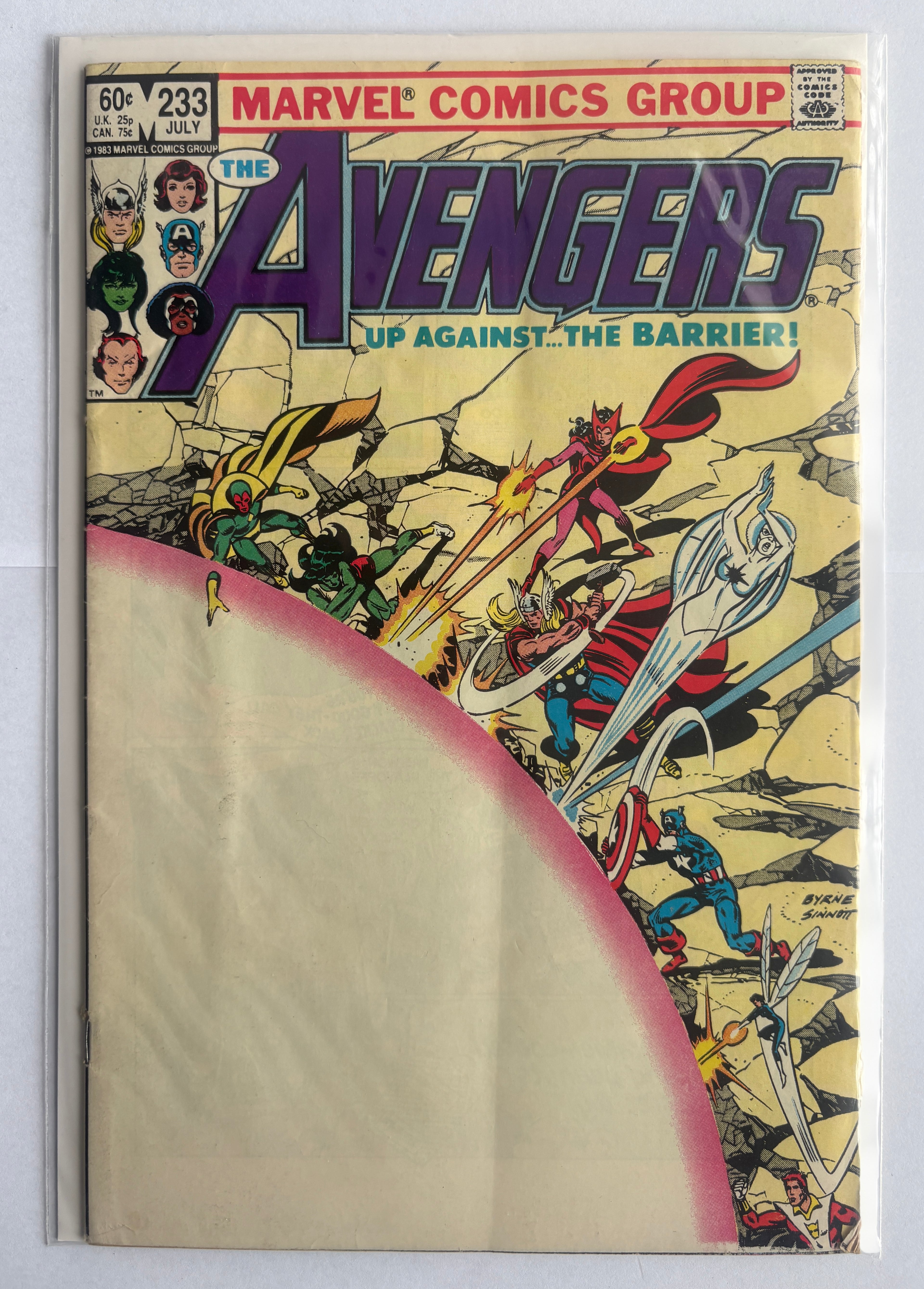 The Avengers #233 - Marvel Comics - July 1983 F/VF 7.0