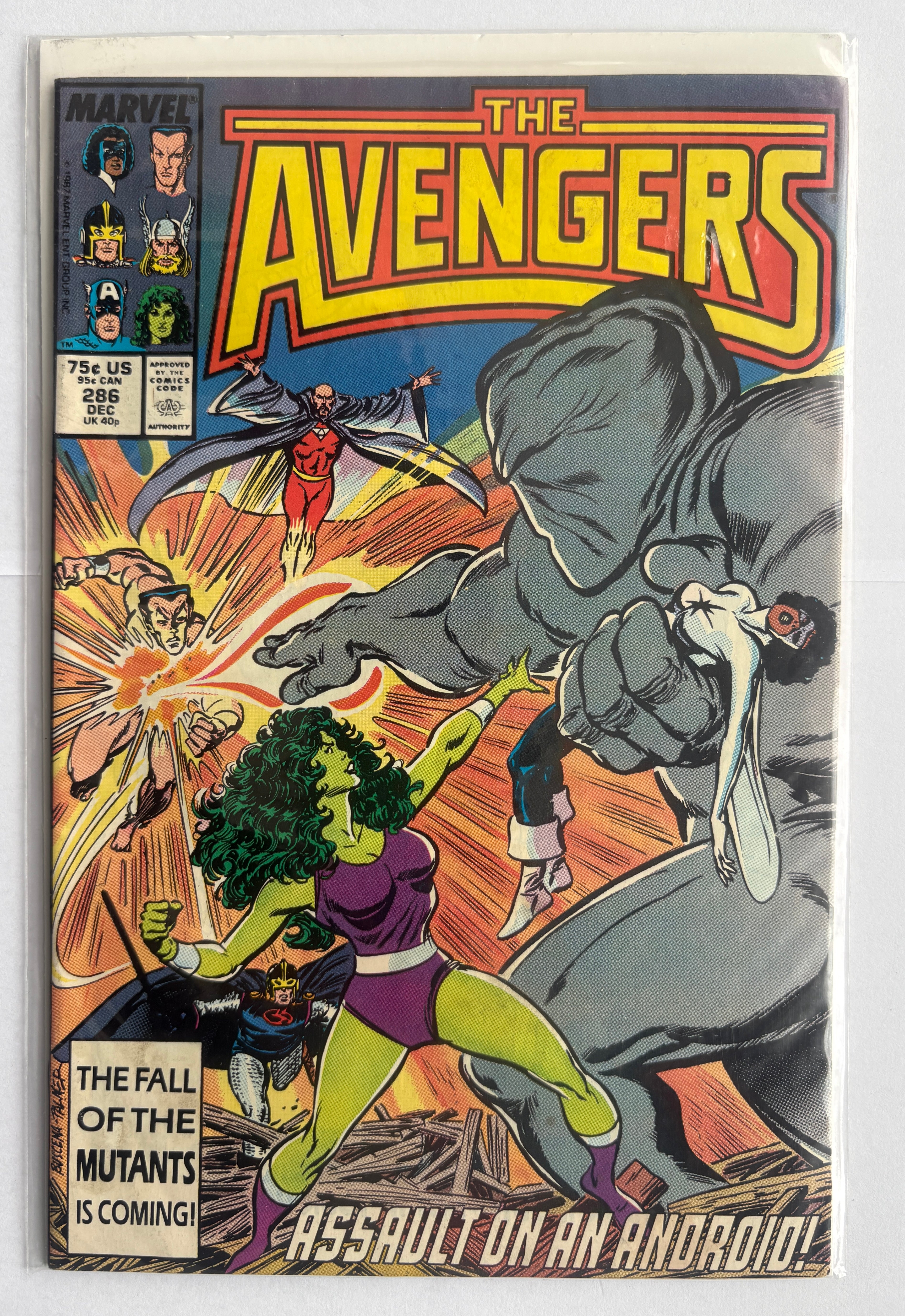 The Avengers #286 - Assault on an Android  - December 1987 FN/VF 7.0