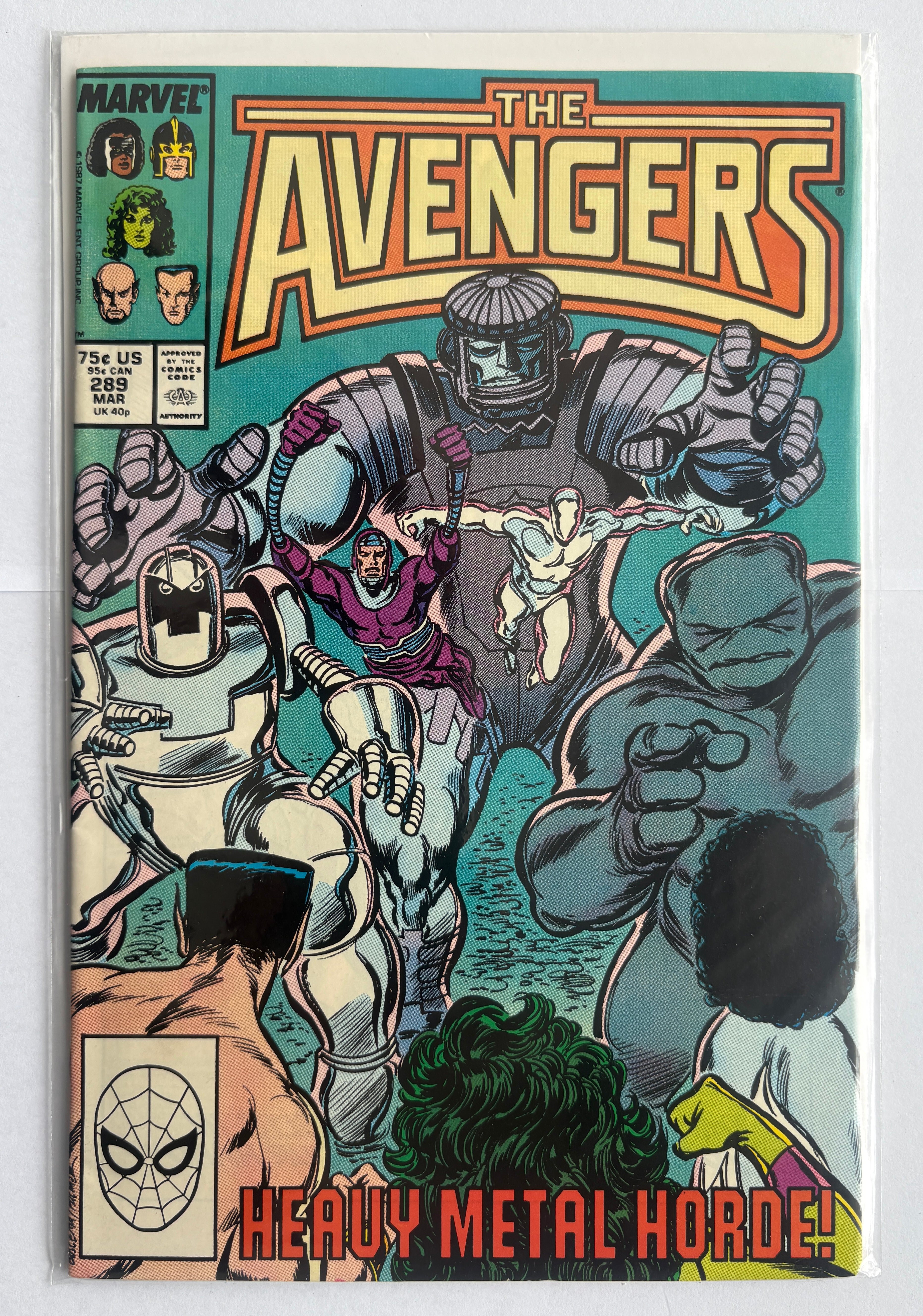 The Avengers #289 - Marvel Comics - March 1988 FN 6.0
