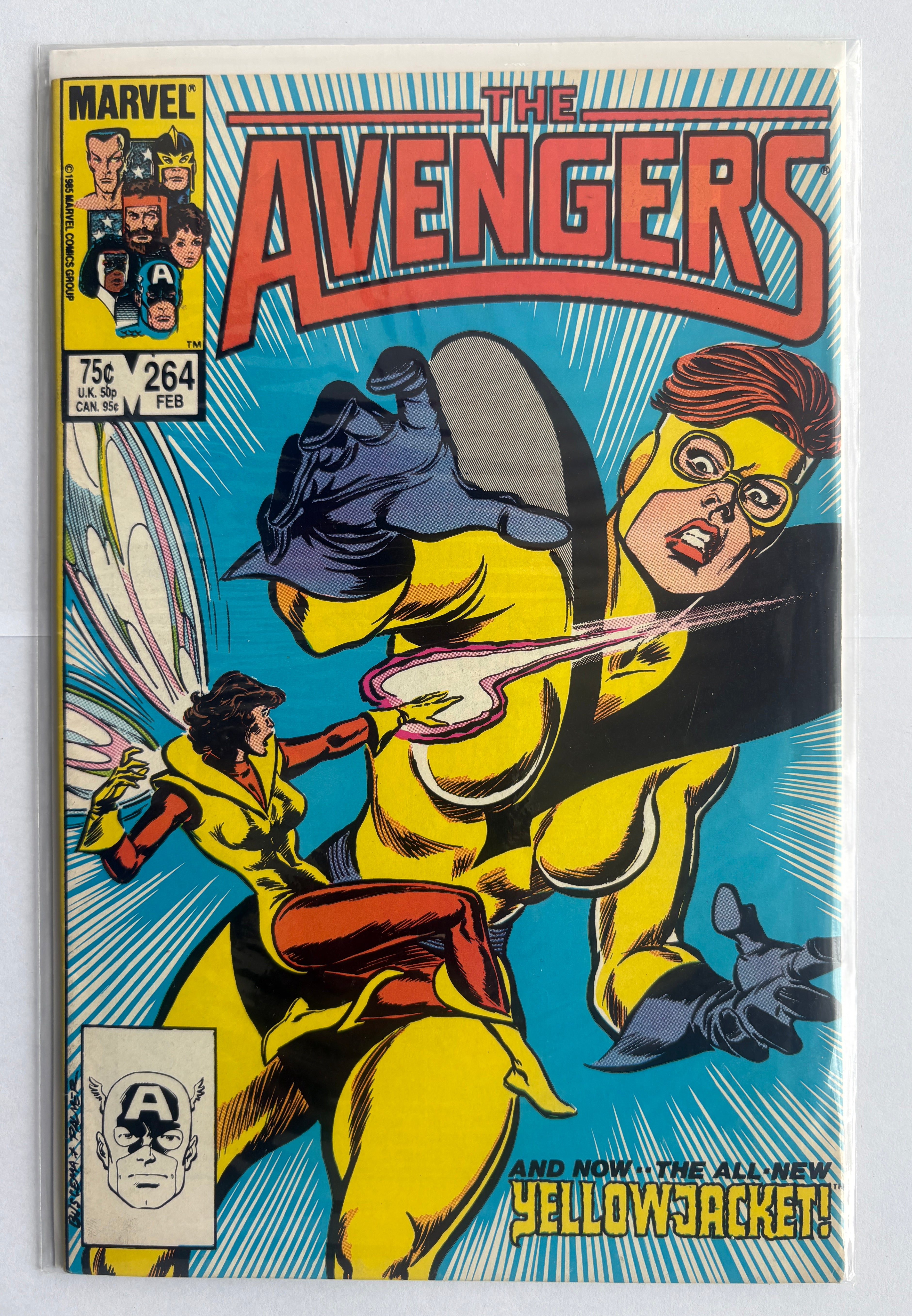 The Avengers #264 - All New Yellow Jacket Marvel Comics - February 1986 VF 8.0