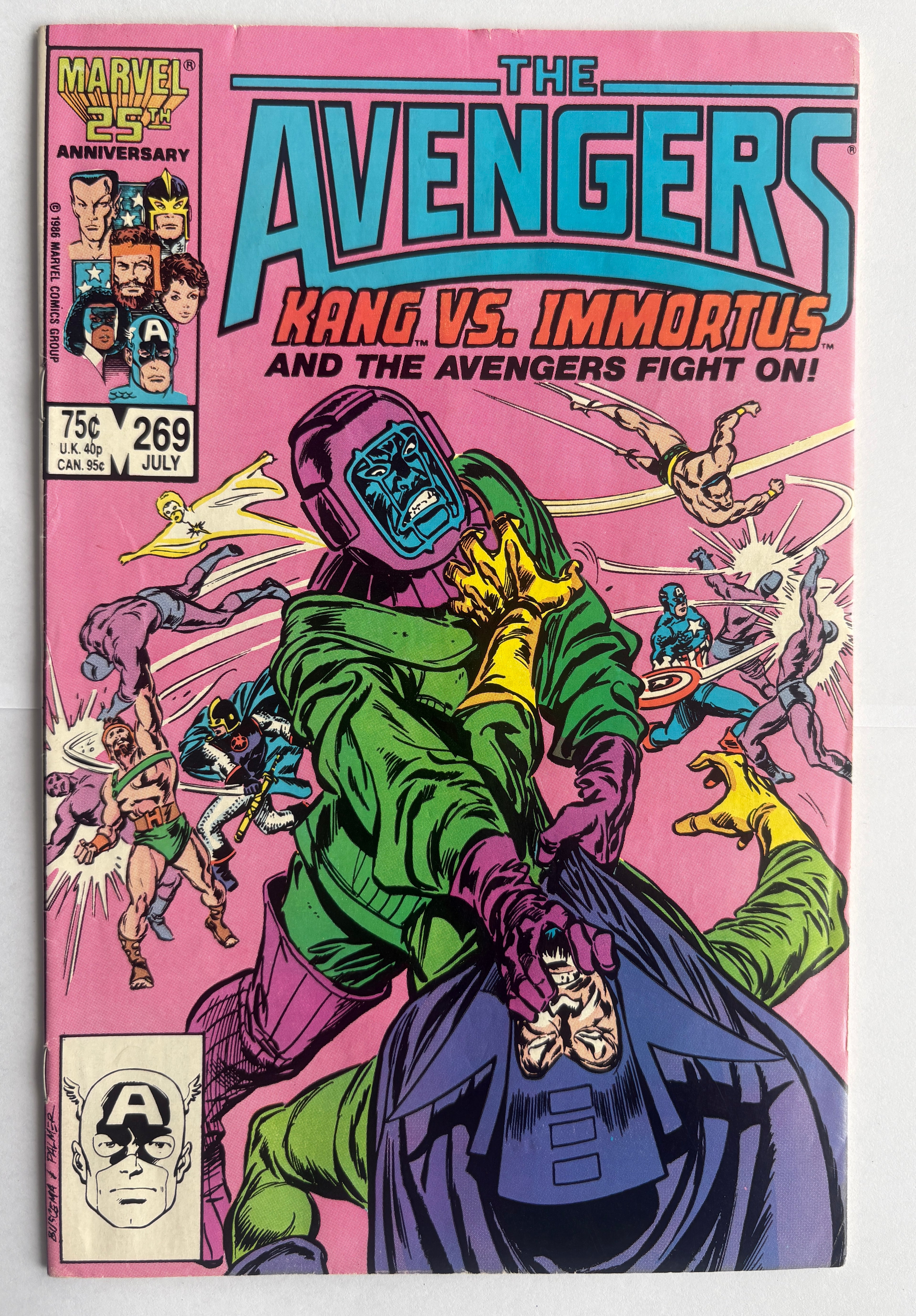 The Avengers #269 - 1st Kang Council - Marvel Comics - July 1986 FN+ 6.5