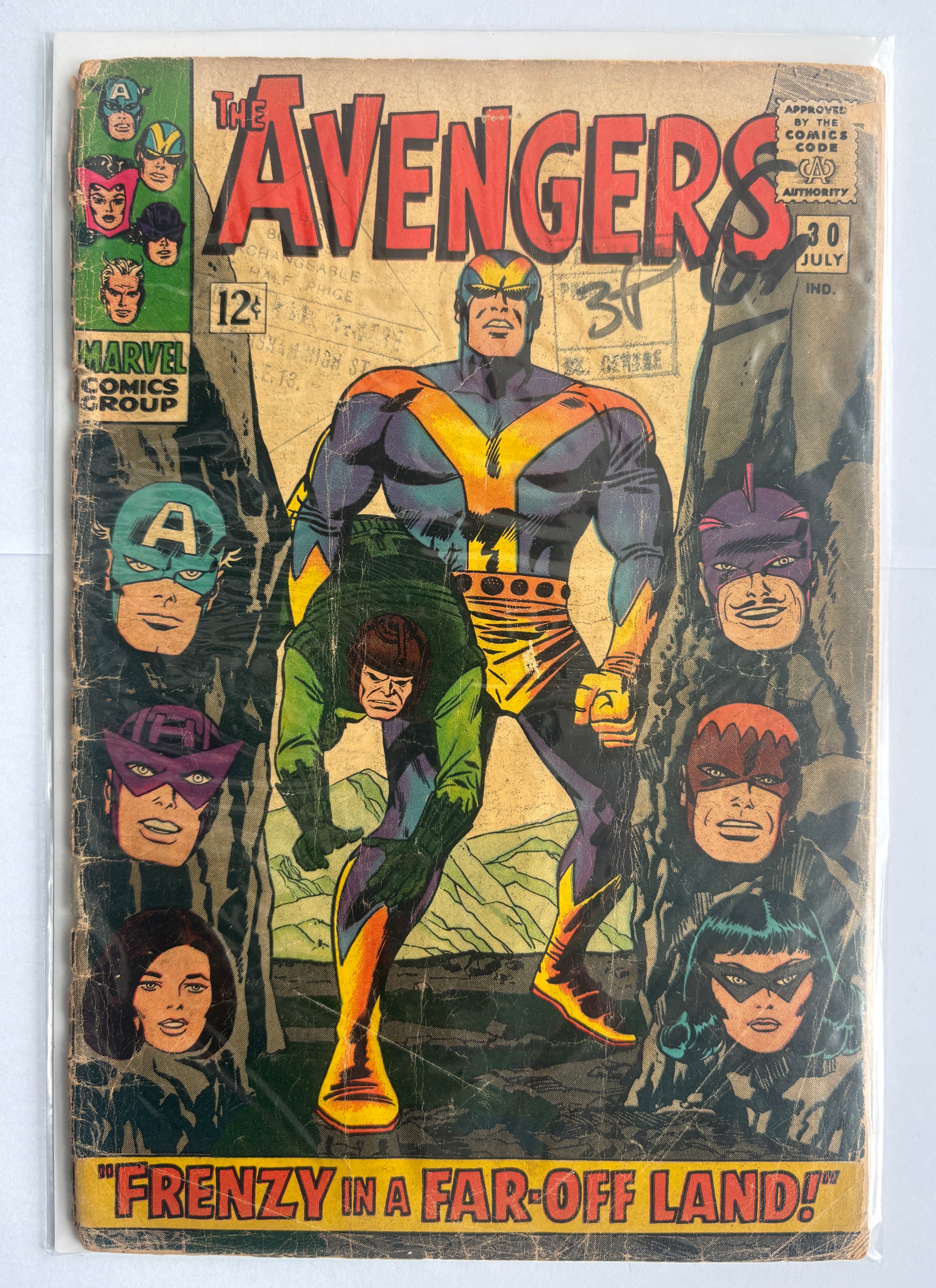 The Avengers #30 - Marvel Comics Group - July 1966 FR/GD 1.5