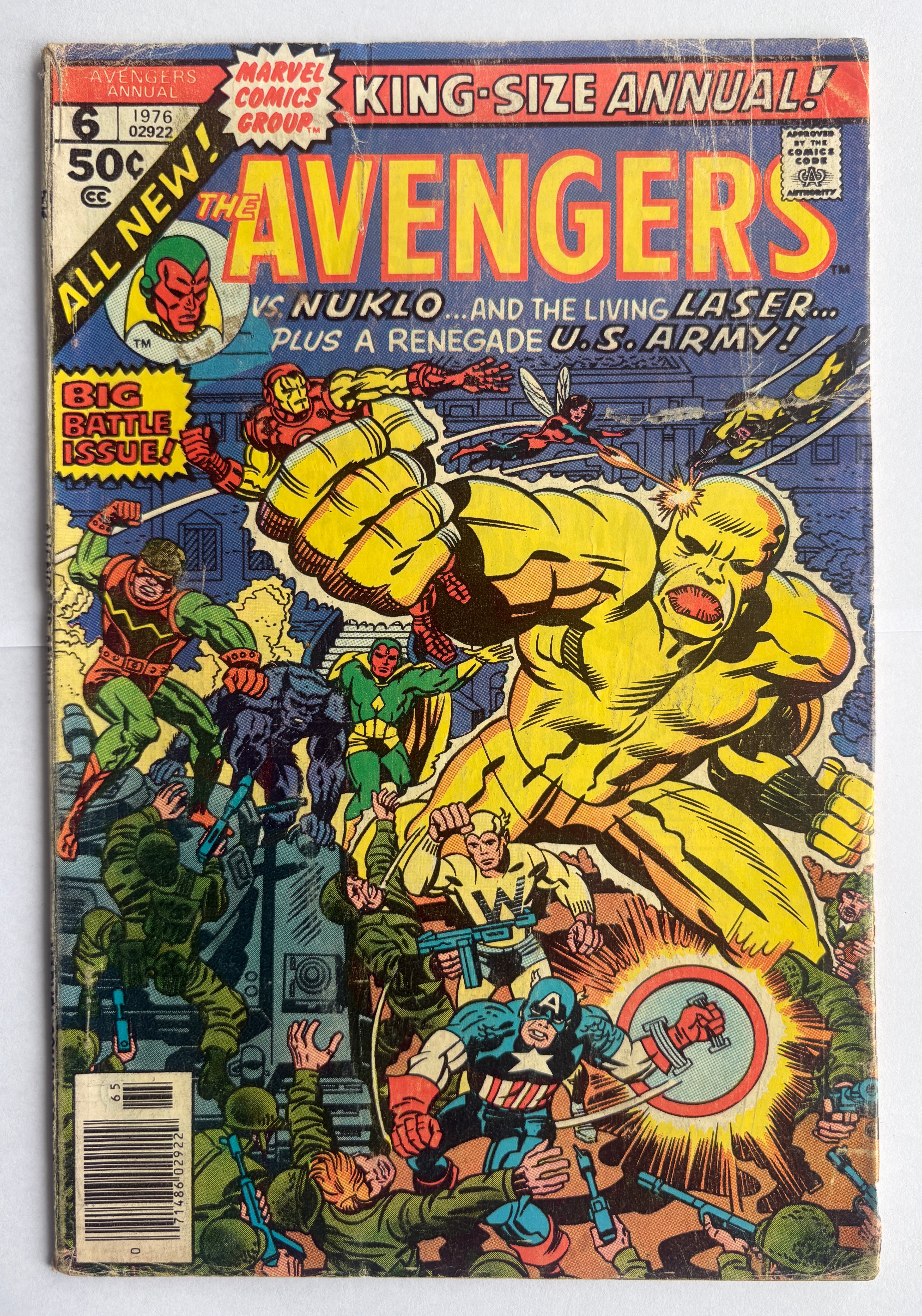 The Avengers King-Size Annual #6 - Marvel Comics - 1976 GD/VG 3.0