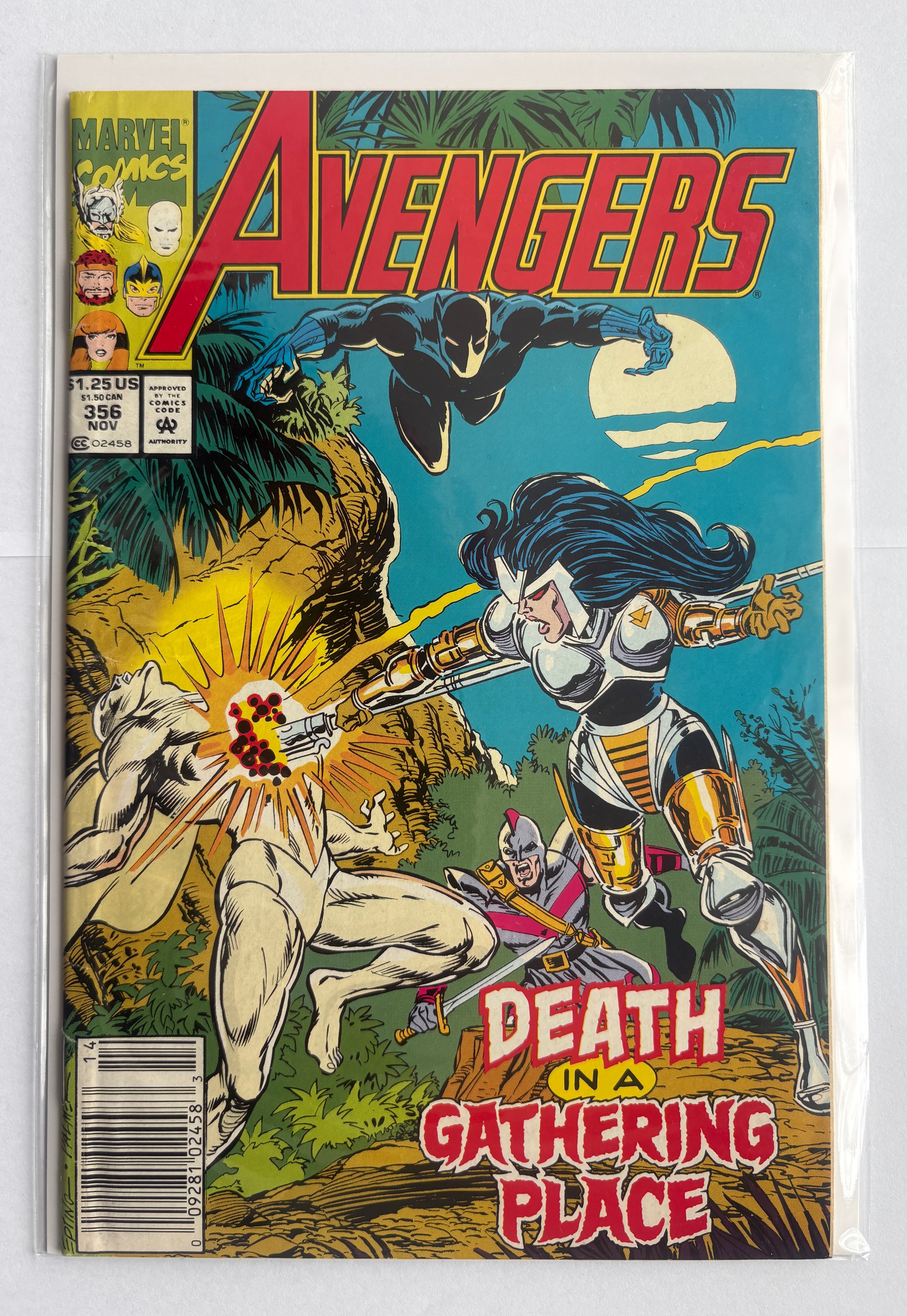 The Avengers #356 - Marvel Comics Newsstand - November 1992 F/VF 7.0