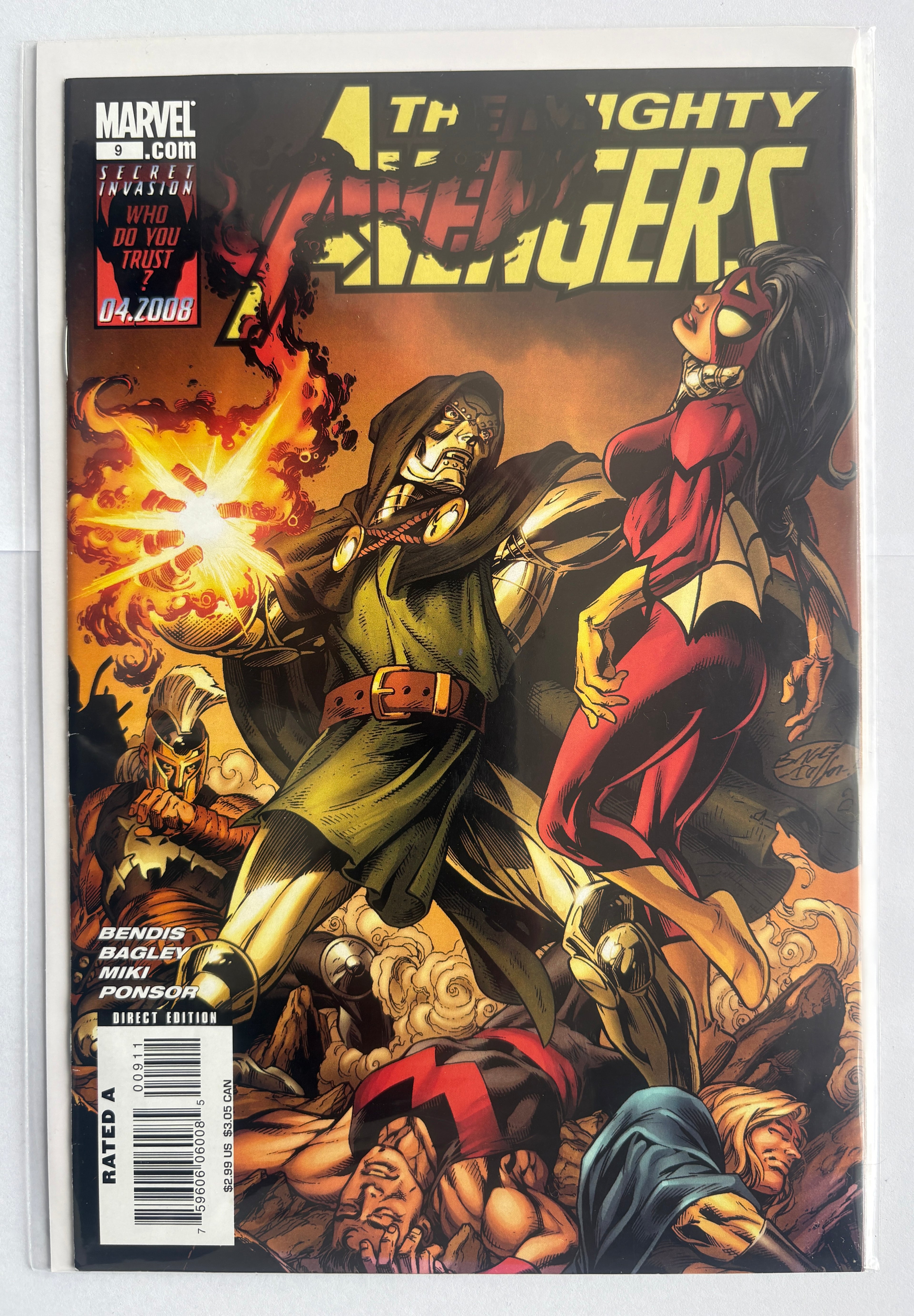 The Mighty Avengers #9 - 1st Printing Marvel Comics April 2008 F/VF 7.0
