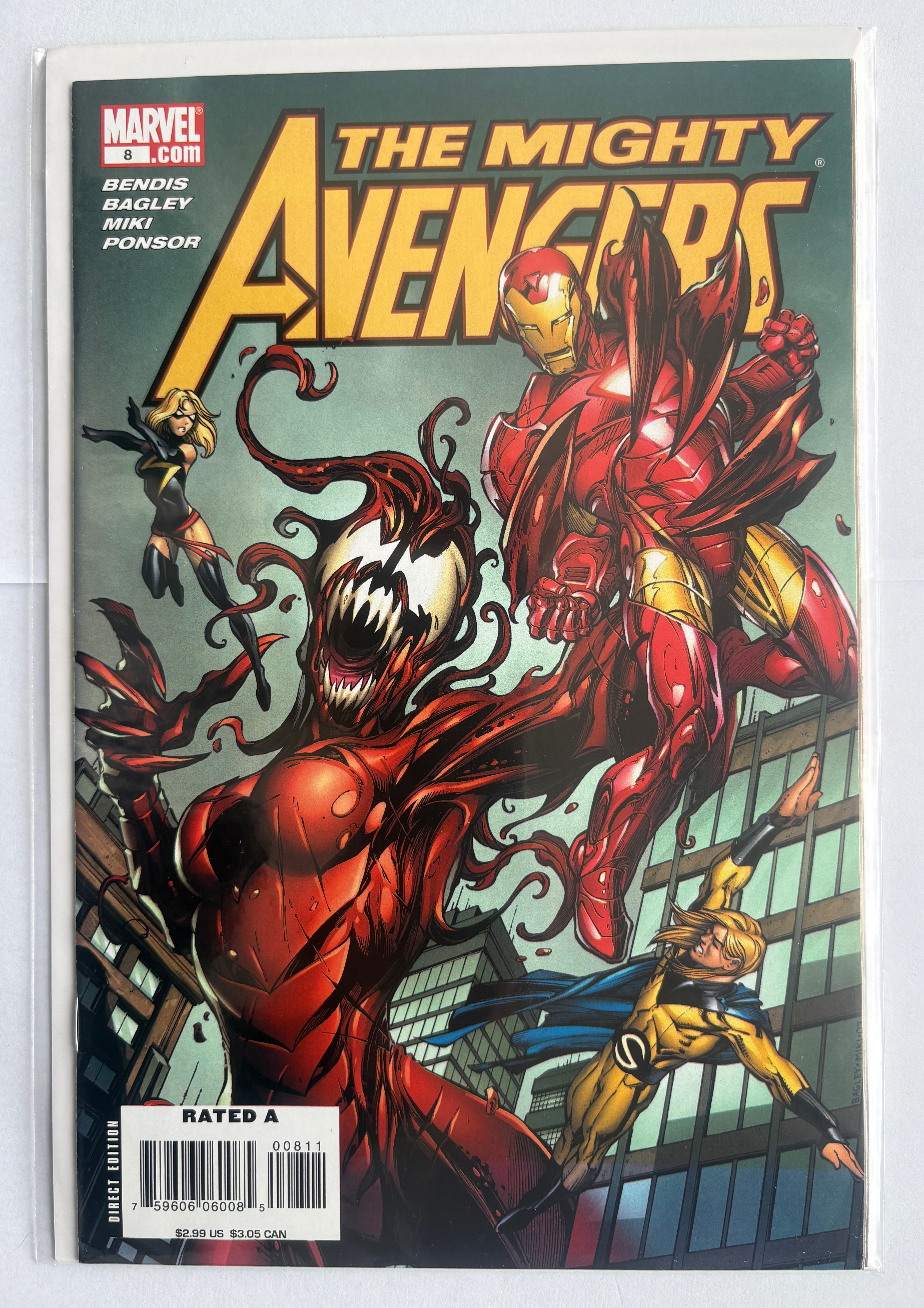 The Mighty Avengers #8 - 1st Printing Marvel Comics February 2008 F/VF 7.0