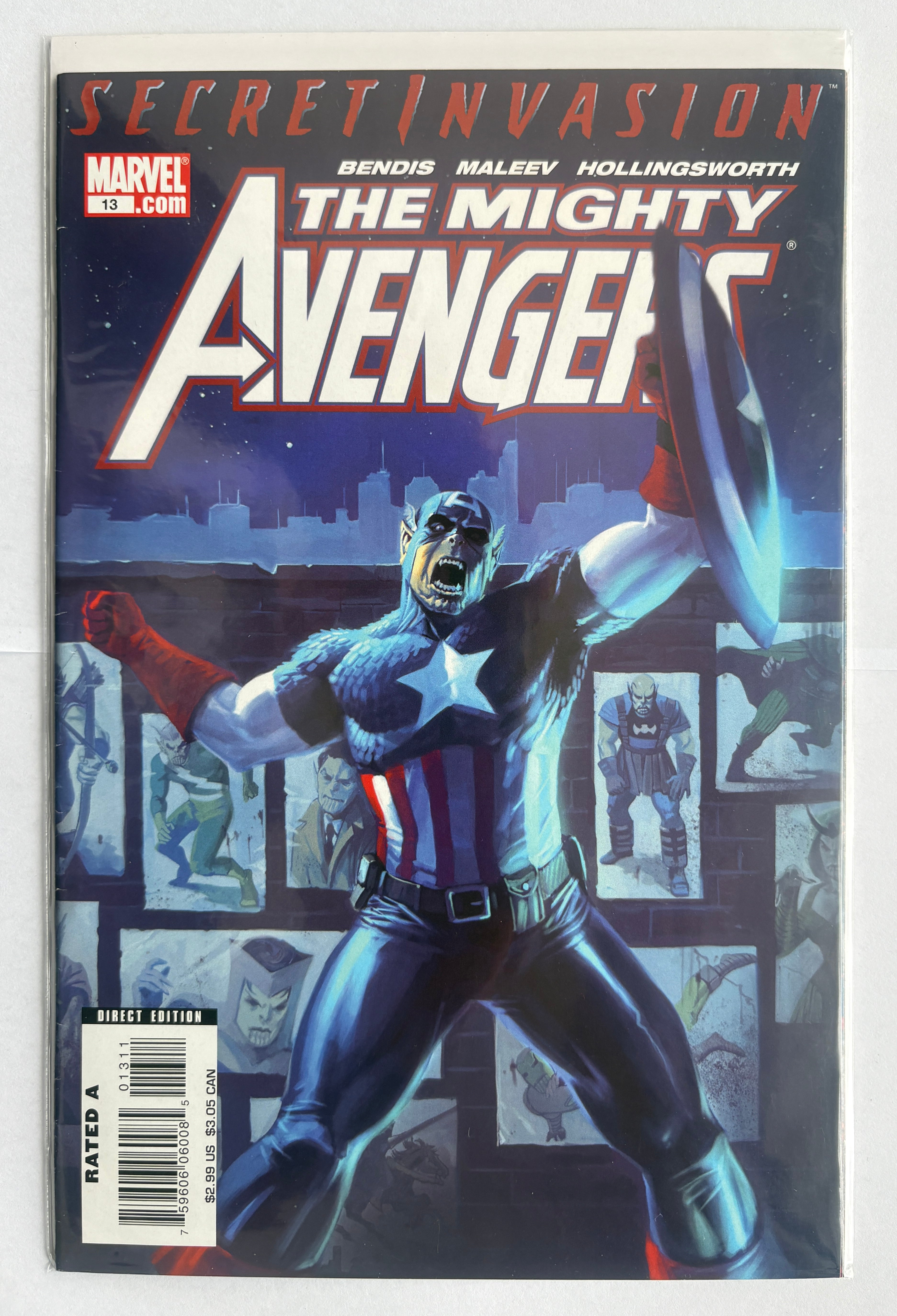 The Mighty Avengers #13 - 1st Appearance Secret Warriors July 2008 F/VF 7.0