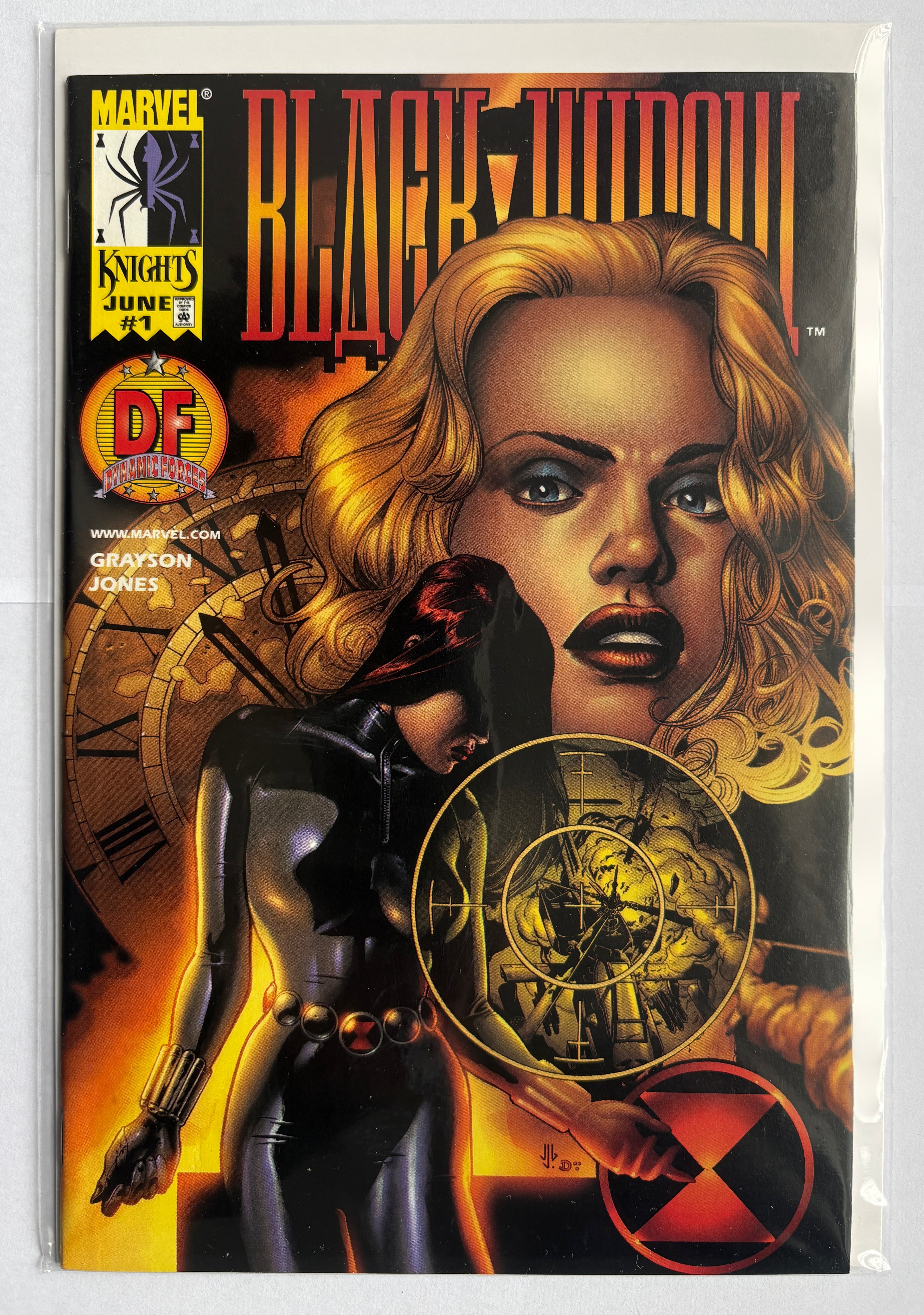 Black Widow #1 - 1st Full Appearance Yelena Belova DF Variant June 1999 NM- 9.2