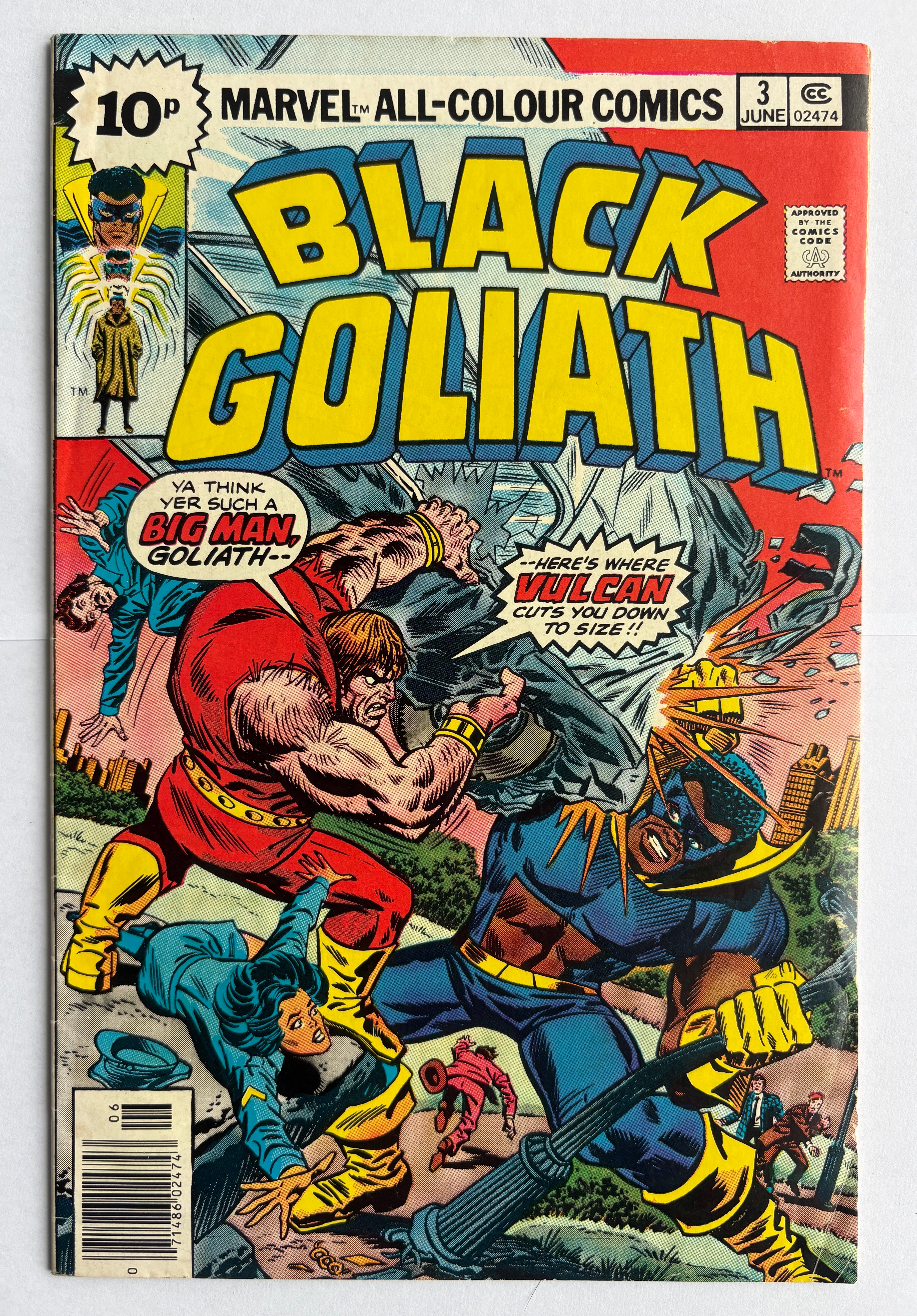 Black Goliath #2 - UK Variant - Marvel Comics - April 1976 FN 6.0