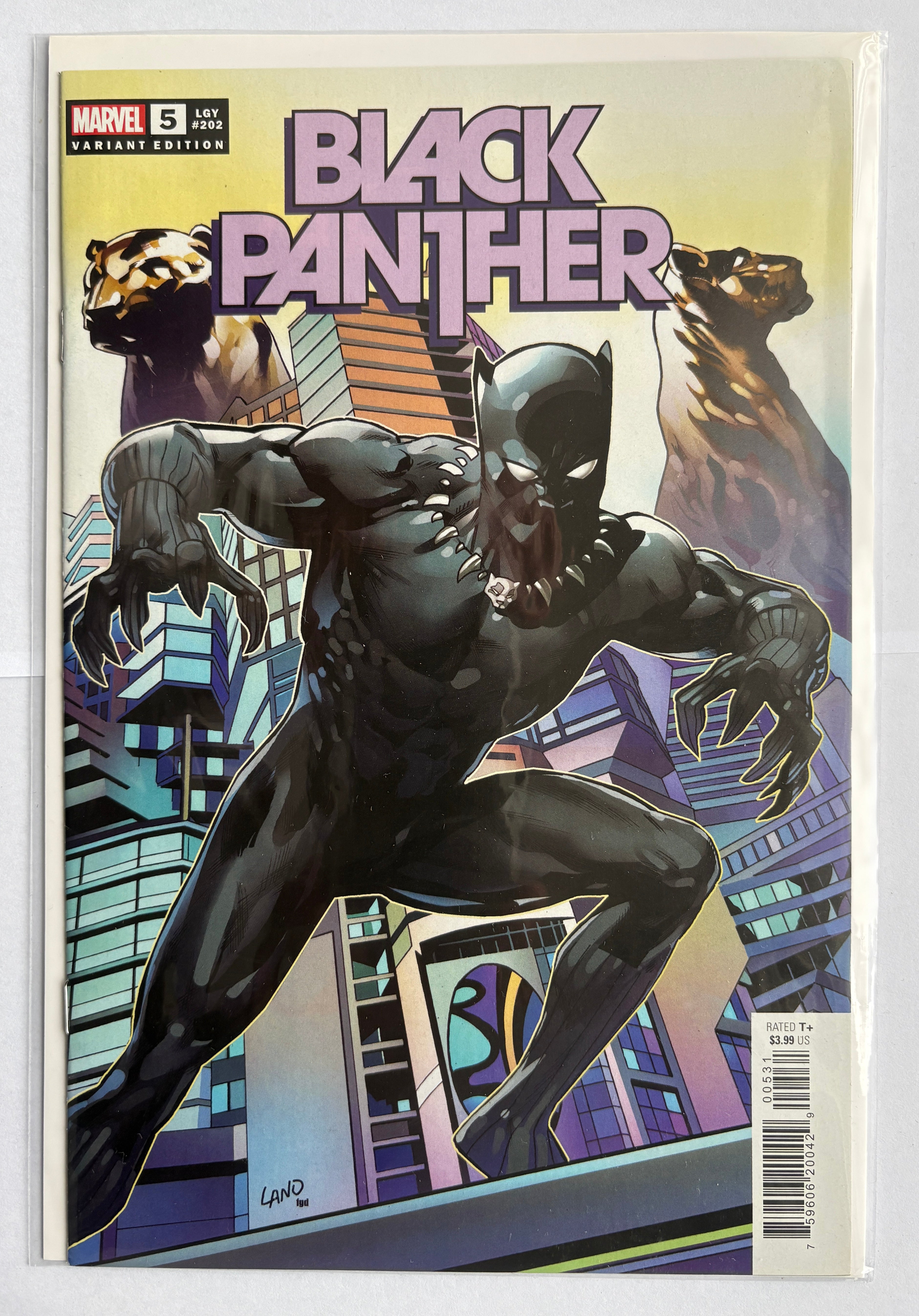 Black Panther #5 - 1st Printing Variant Cover Marvel Comics June 2022 VF/NM 9.0