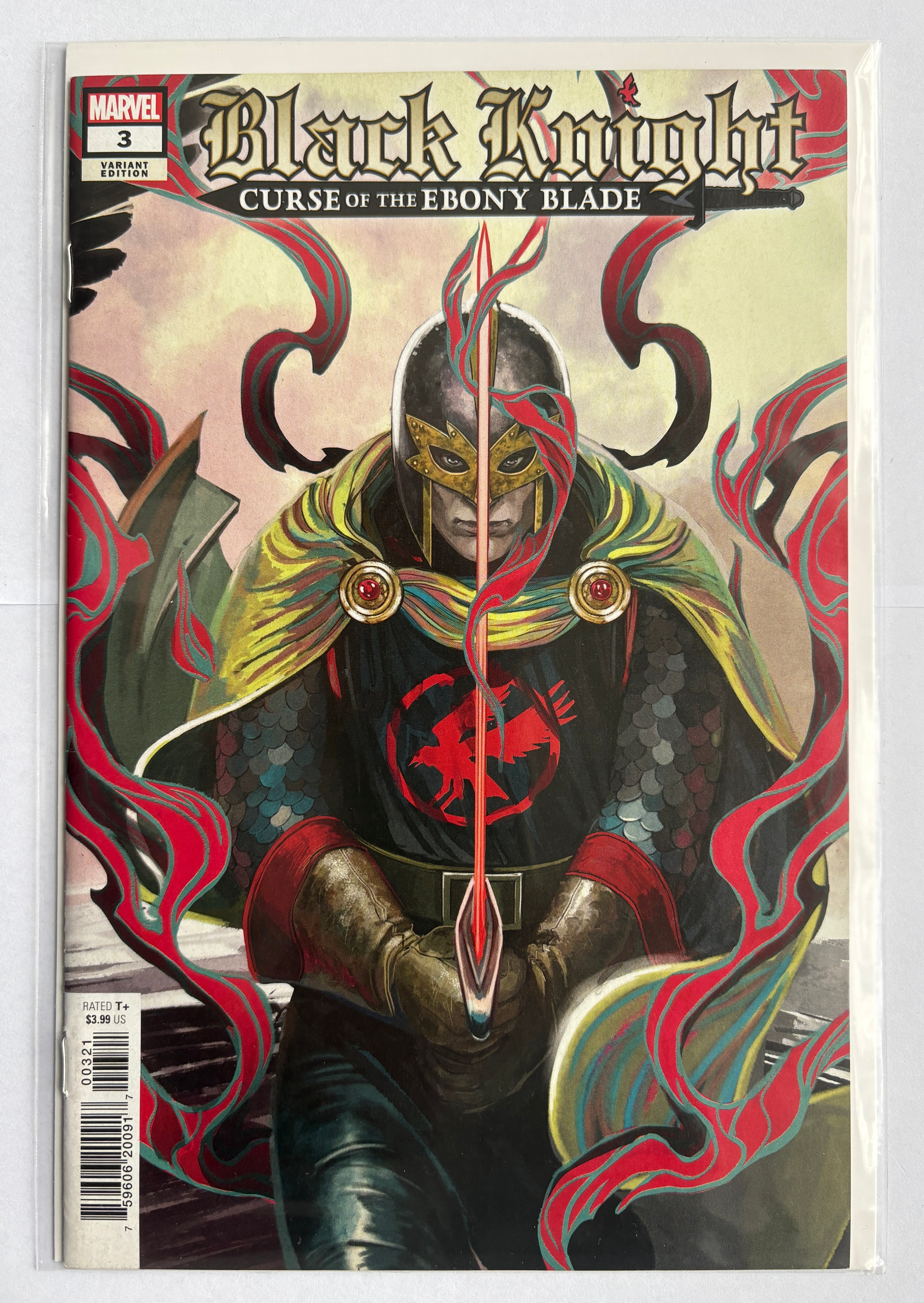 Black Knight: Curse of the Ebony Blade #3 - 1:25 Variant July 2021 VF+ 8.5