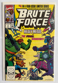 Brute Force #4 - 1st Issue - Marvel Comics - November 1990 VF- 7.5