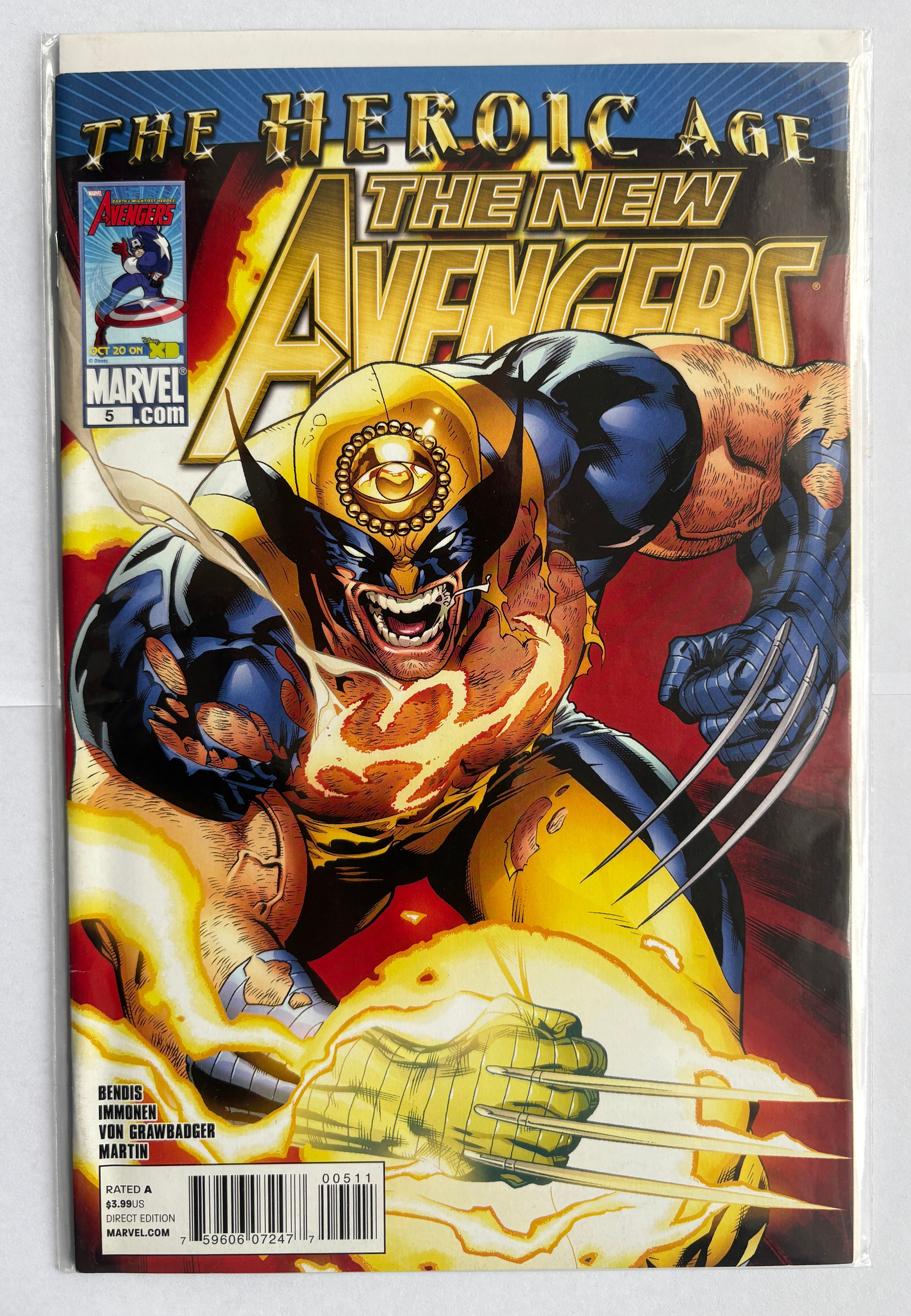 The New Avengers #5 The Heroic Age - 1st Printing - December 2010 VF- 7.5