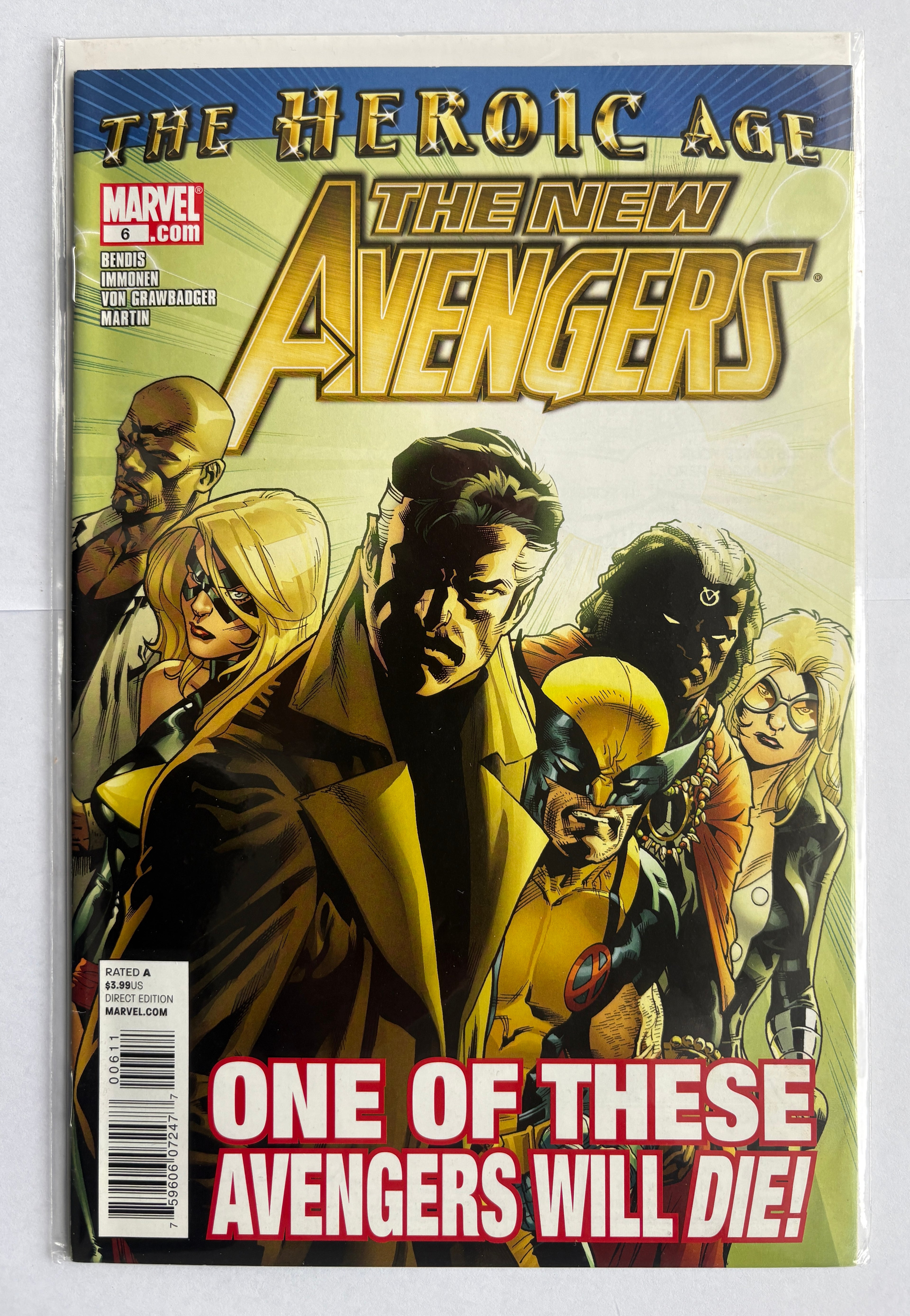 The New Avengers #6 The Heroic Age - 1st Printing - January 2011 VF 8.0