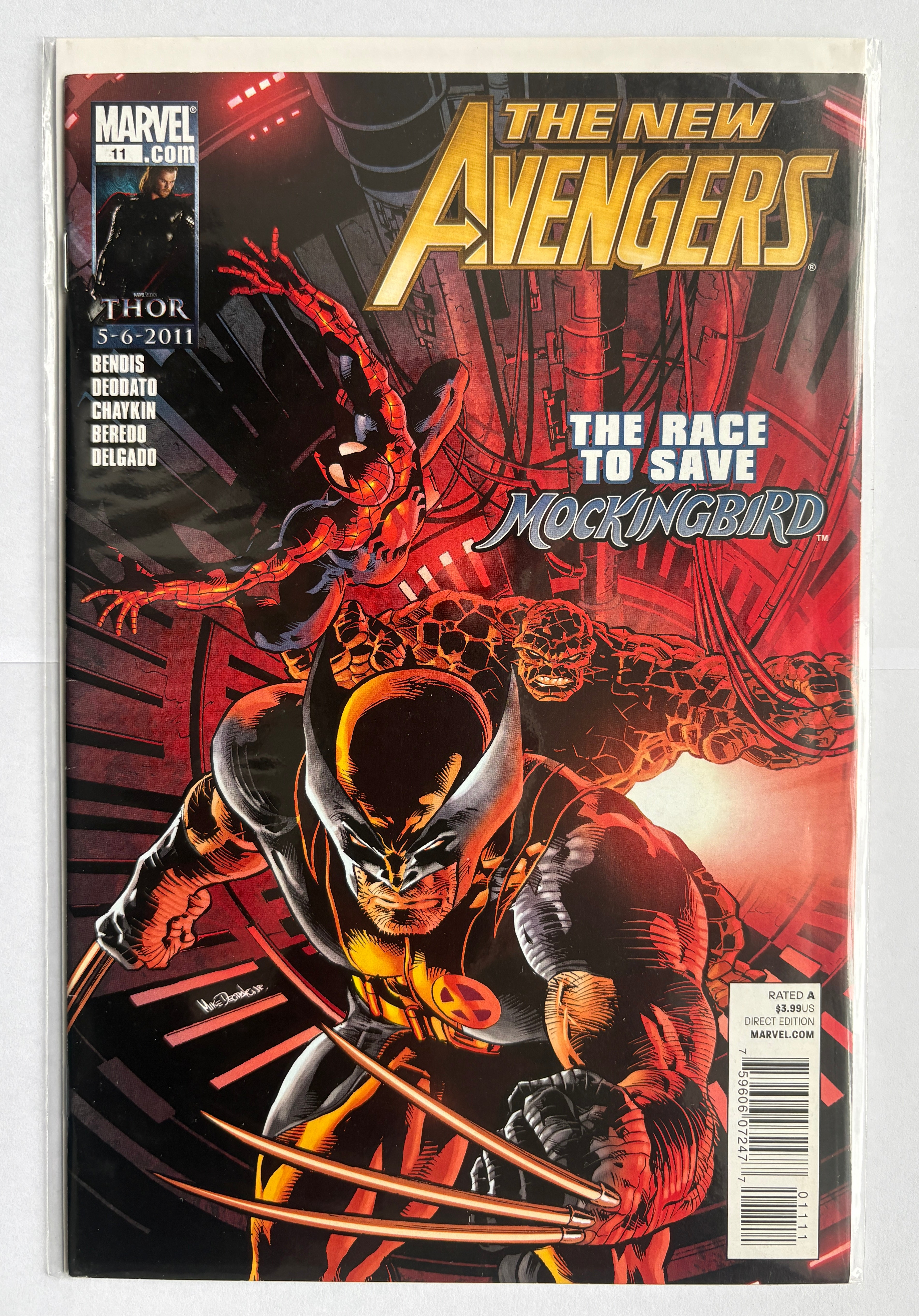 The New Avengers #11 - 1st Printing - Marvel Comics June 2011 VF 8.0