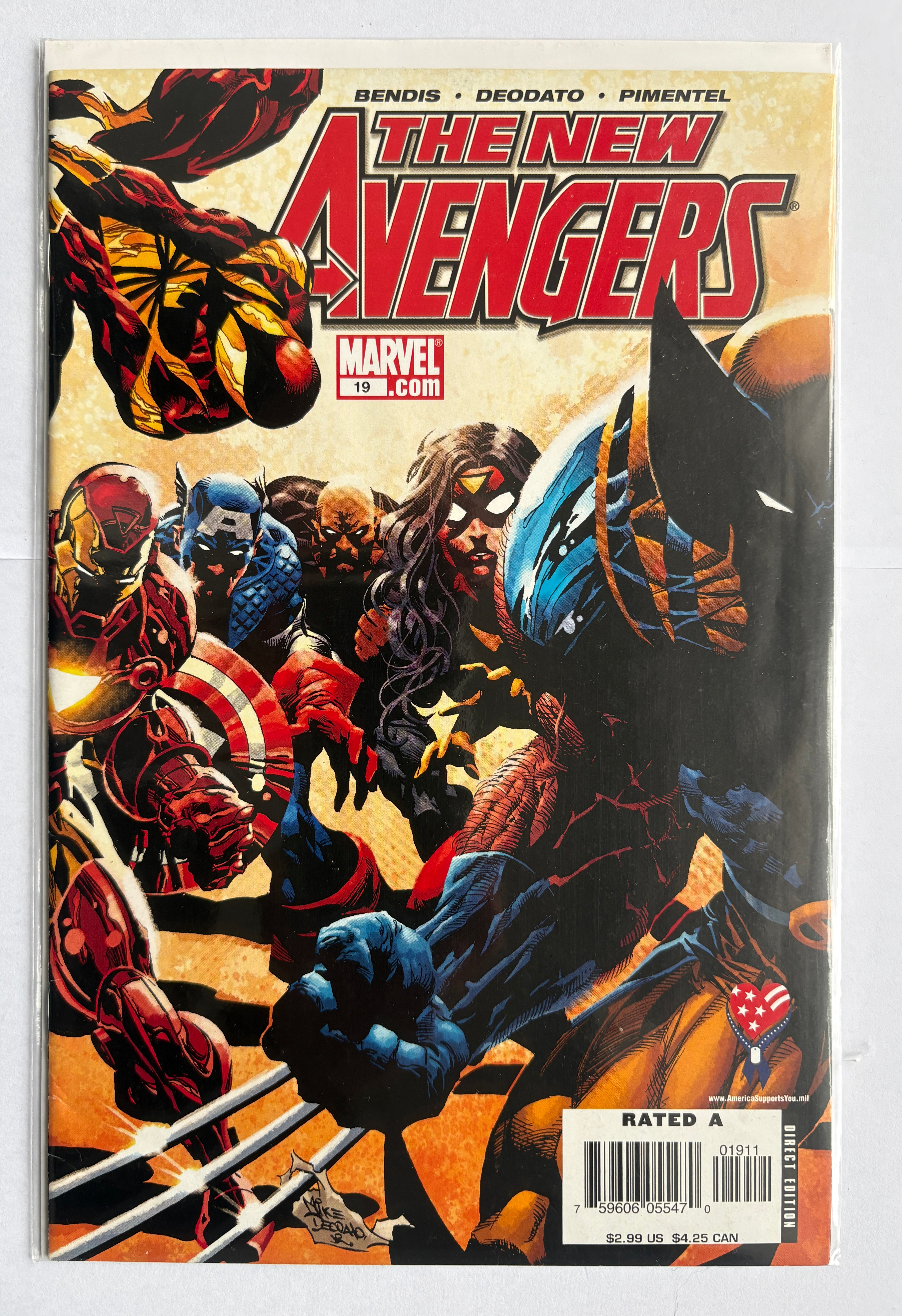 The New Avengers #19 - 1st Printing - Marvel Comics July 2006 F/VF 7.0