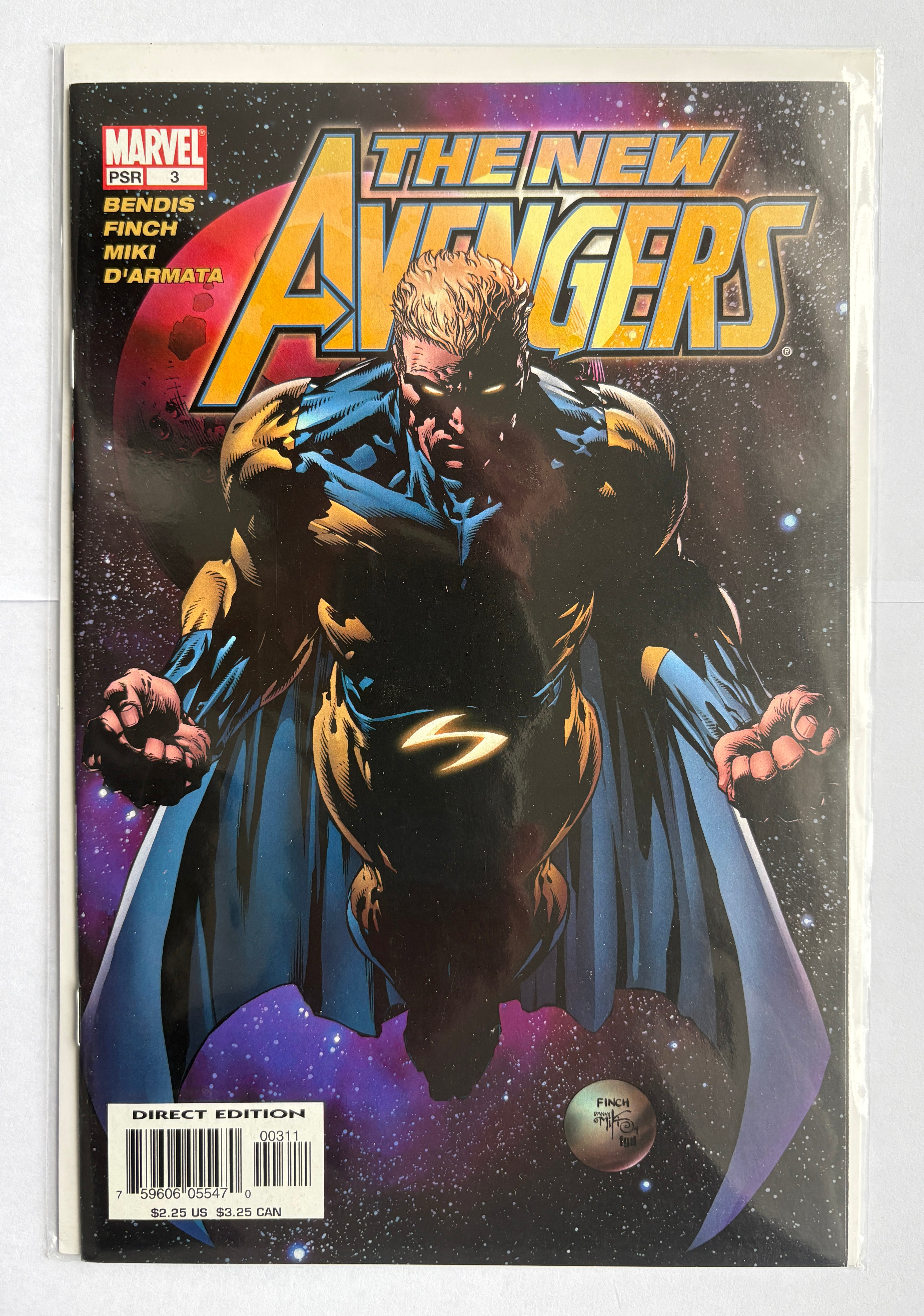 The New Avengers #3 - 1st Printing - Marvel Comics March 2005 VF+ 8.5