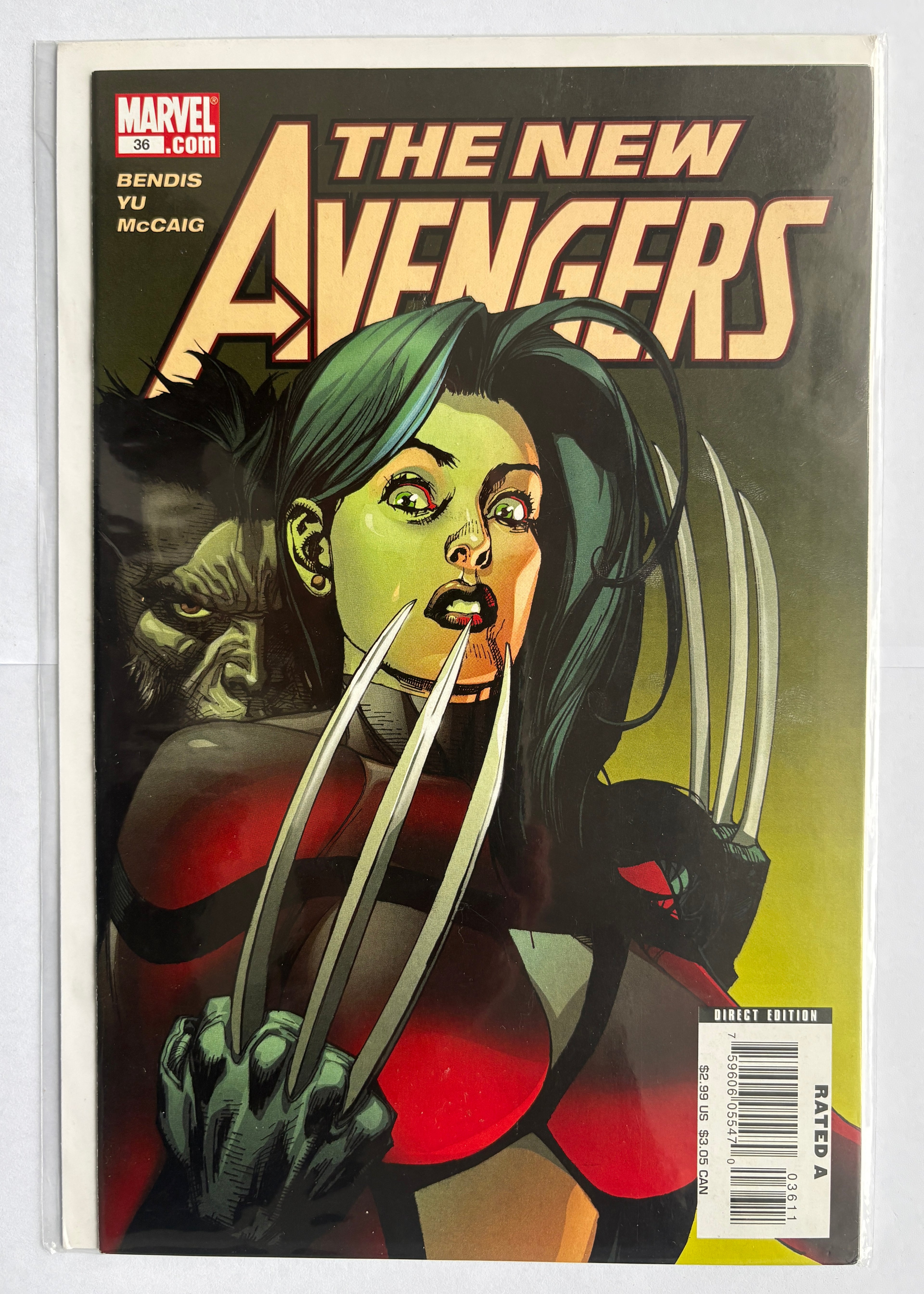 The New Avengers #36 - 1st Printing - Marvel Comics January 2008 VF 8.0
