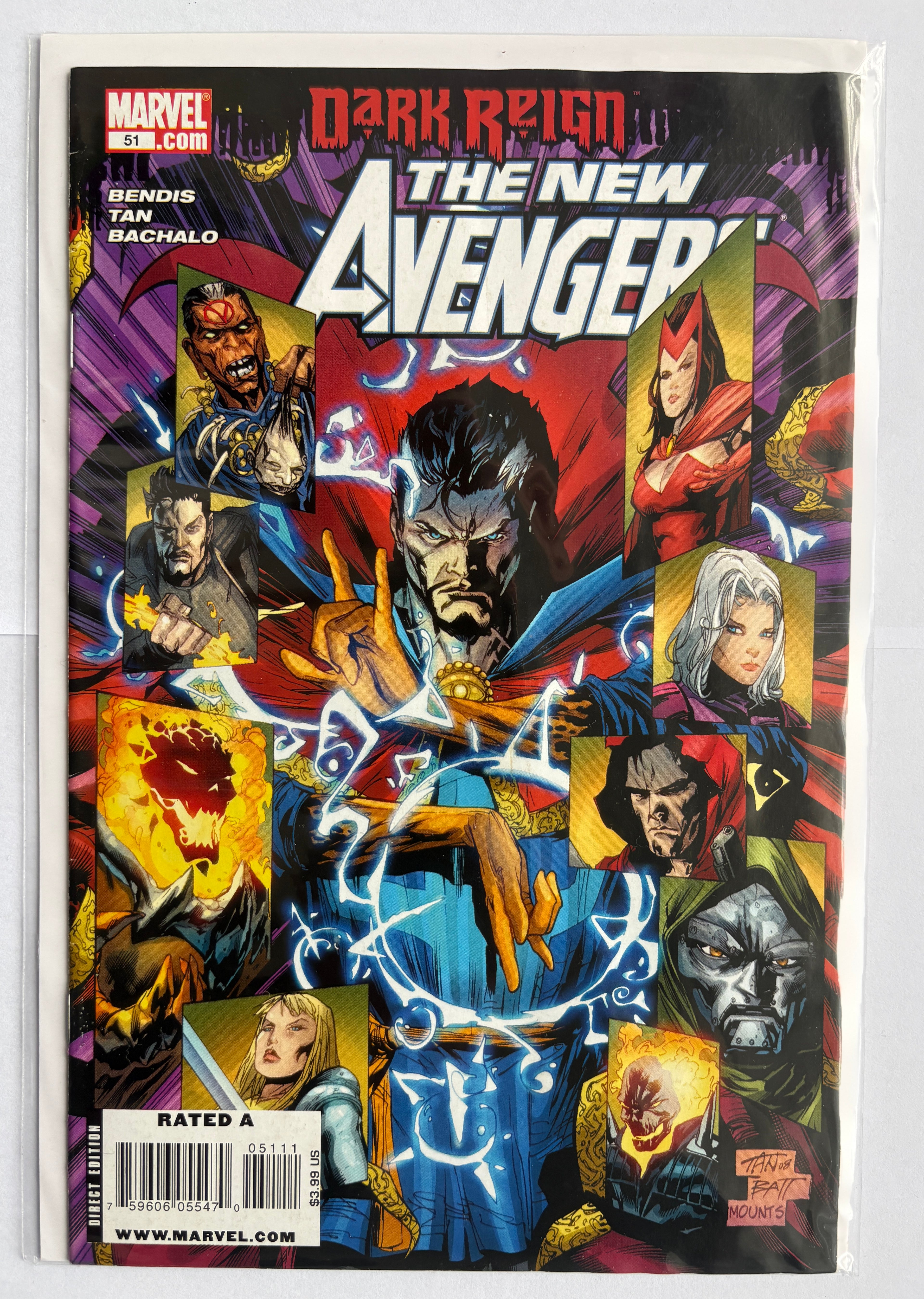 The New Avengers #51 - 1st Printing - Marvel Comics May 2009 FN- 5.5