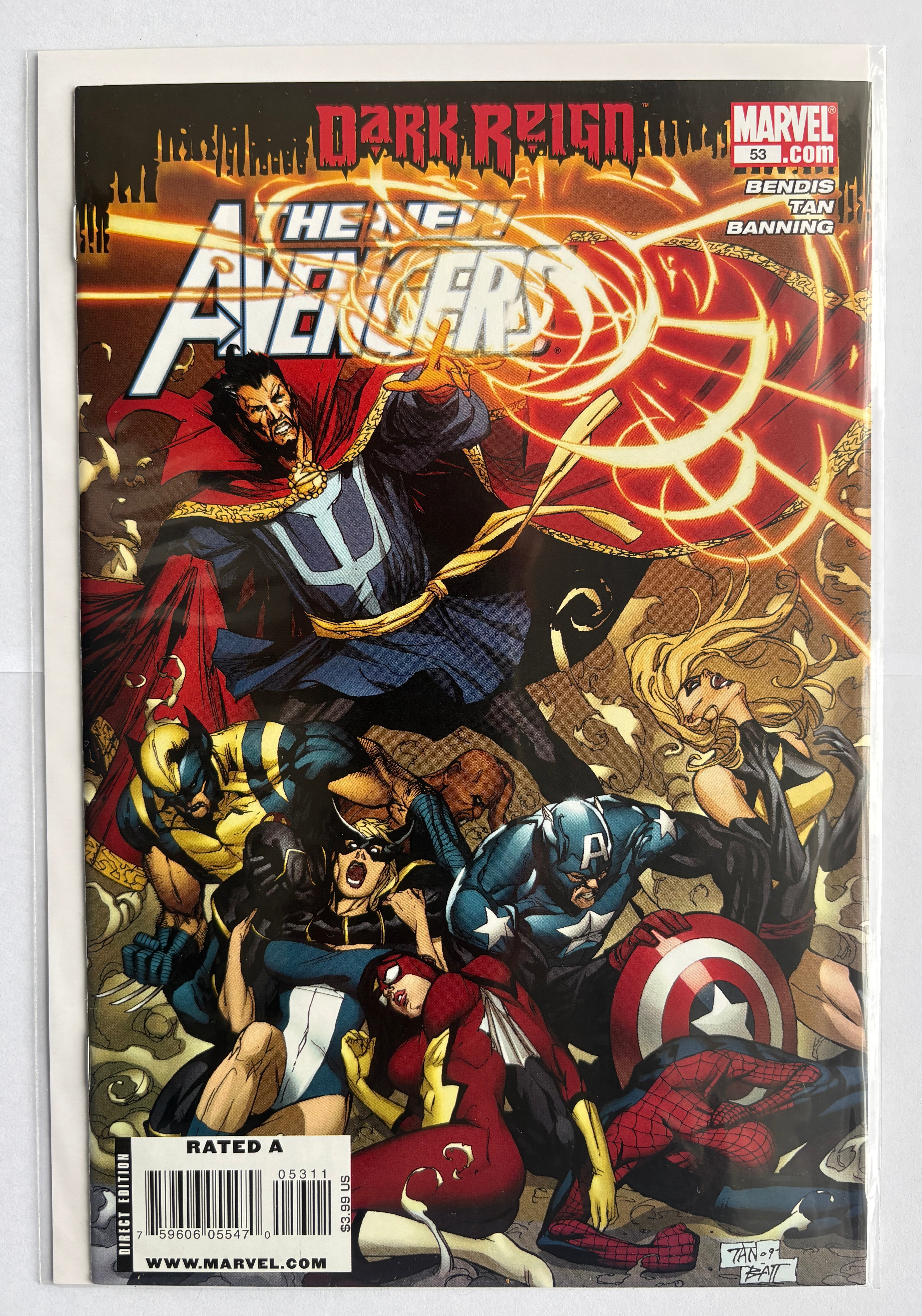 The New Avengers #53 - 1st Printing - Marvel Comics July 2009 VF- 7.5