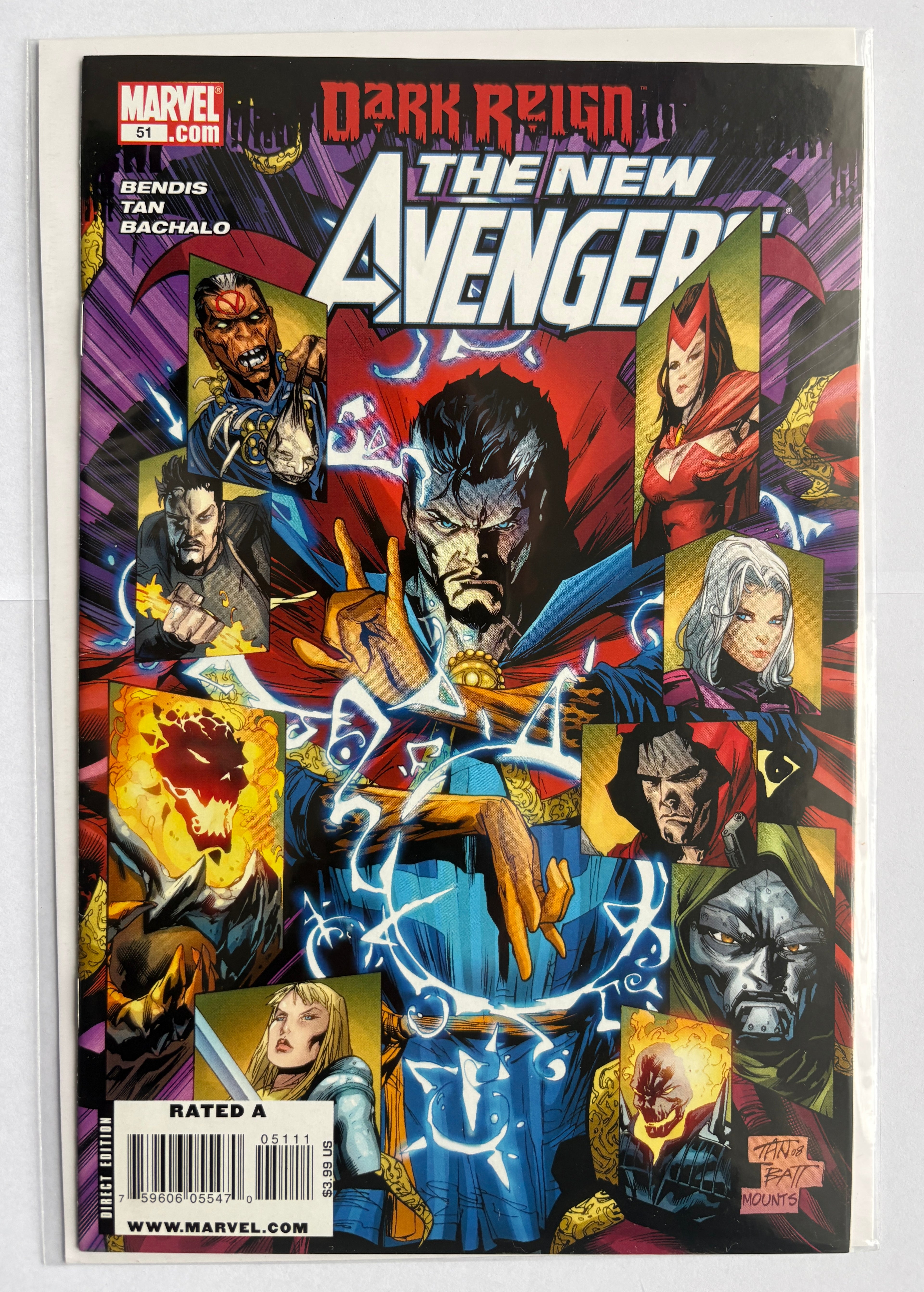 The New Avengers #51 - 1st Printing - Marvel Comics May 2009 FN 6.0