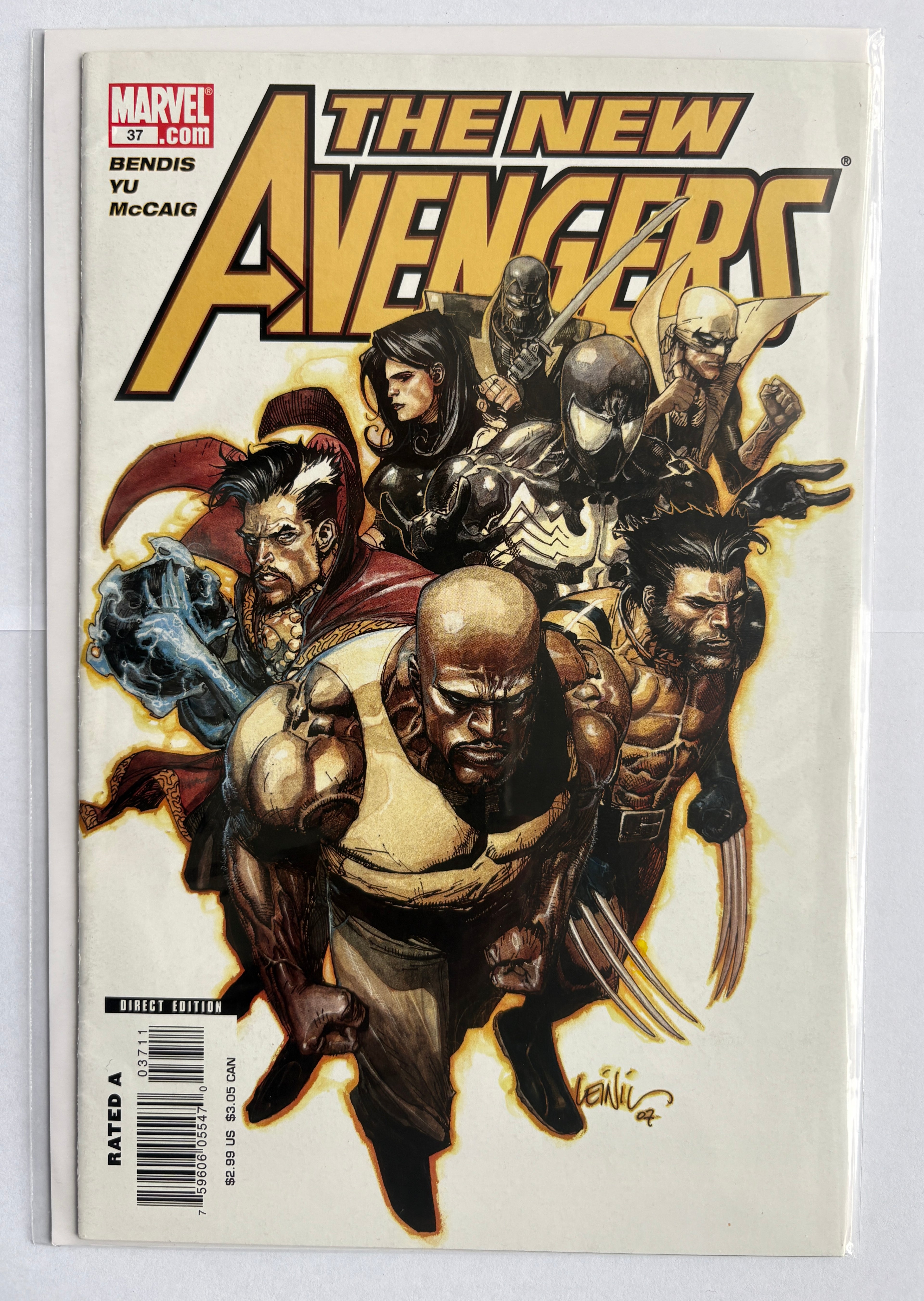 The New Avengers #37 - 1st Printing - Marvel Comics February 2008 F/VF 7.0