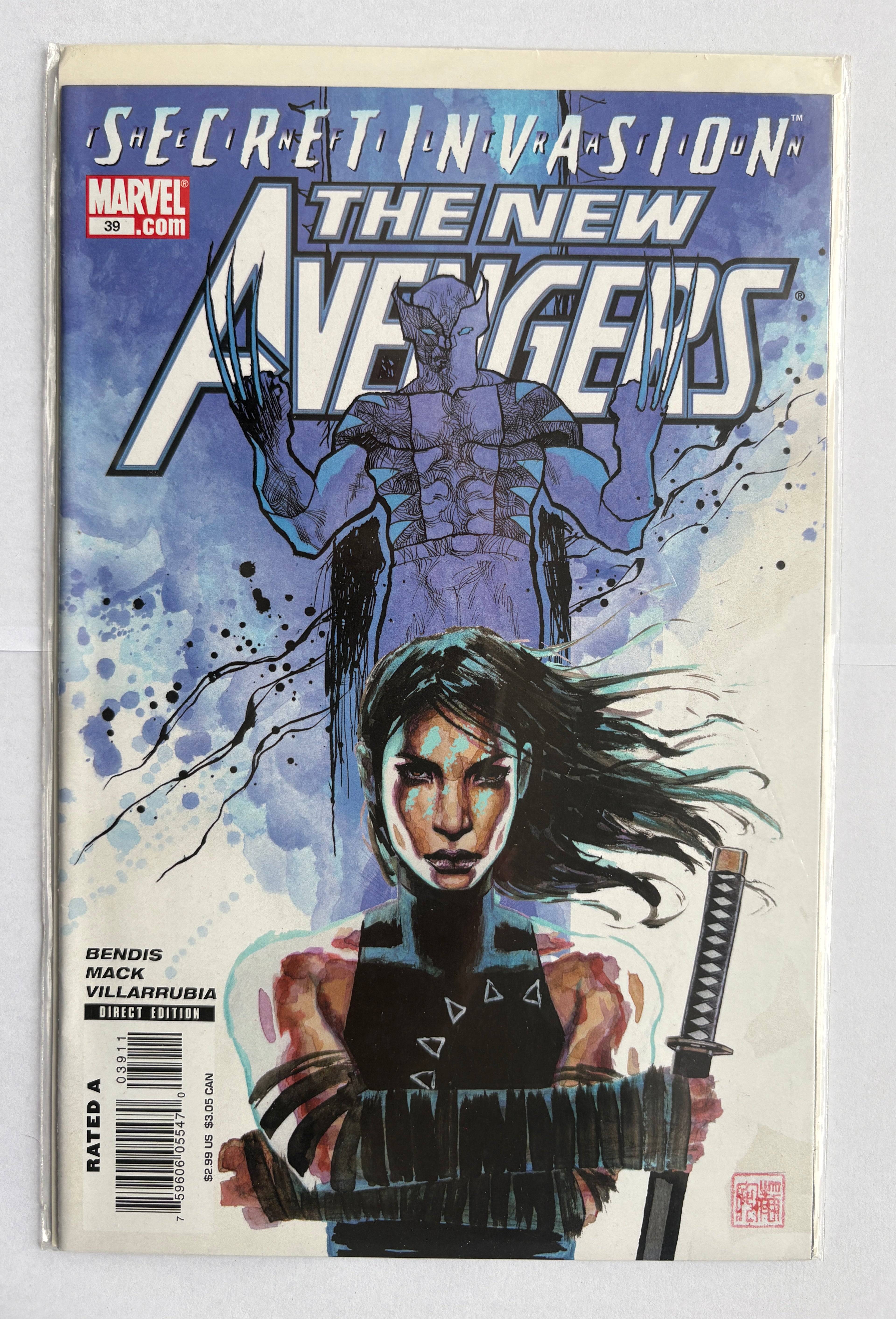 The New Avengers #39 - 1st Printing - Marvel Comic May 2008 VF 8.0
