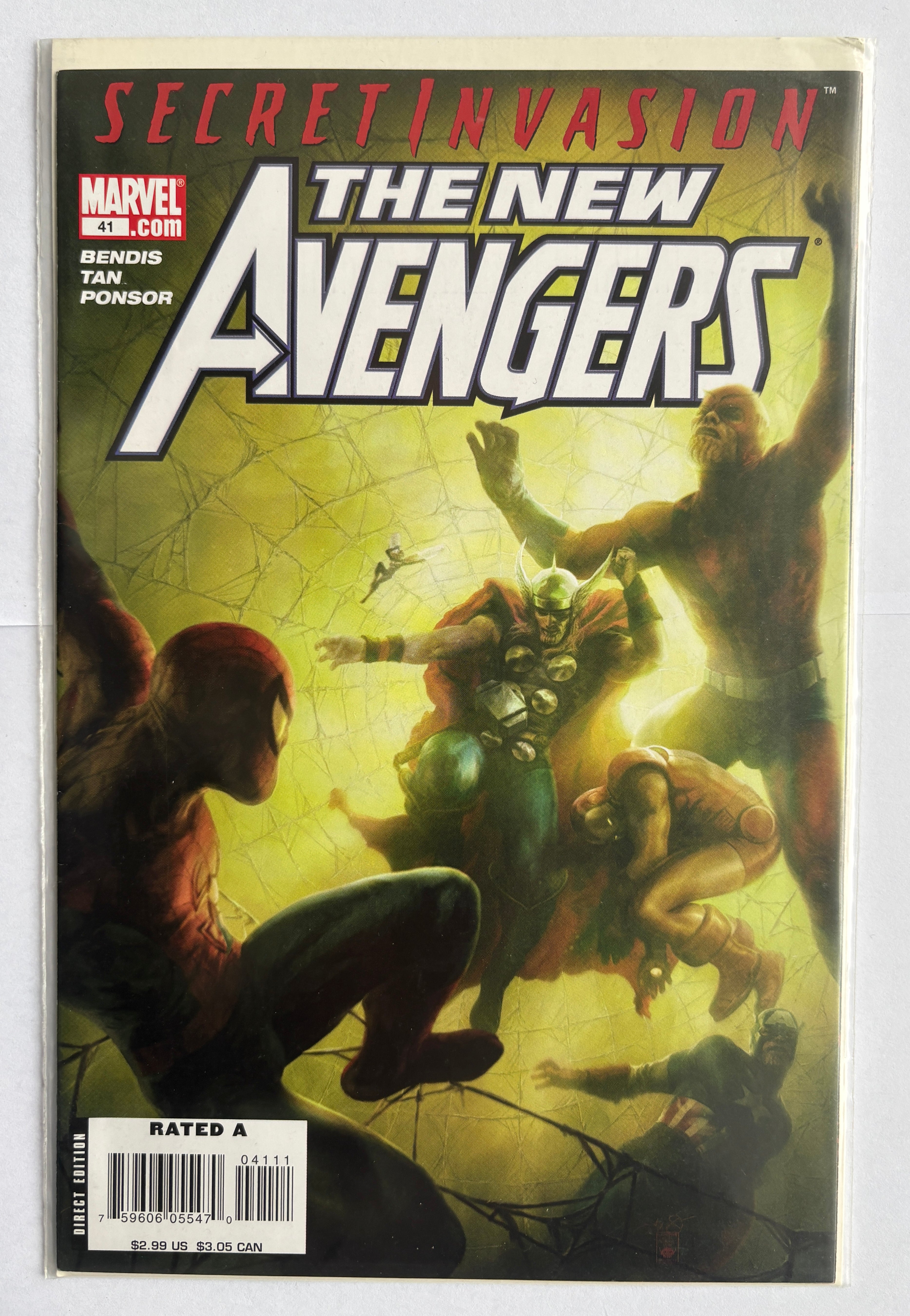 The New Avengers #41 - 1st Printing - Marvel Comic July 2008 VF- 7.5