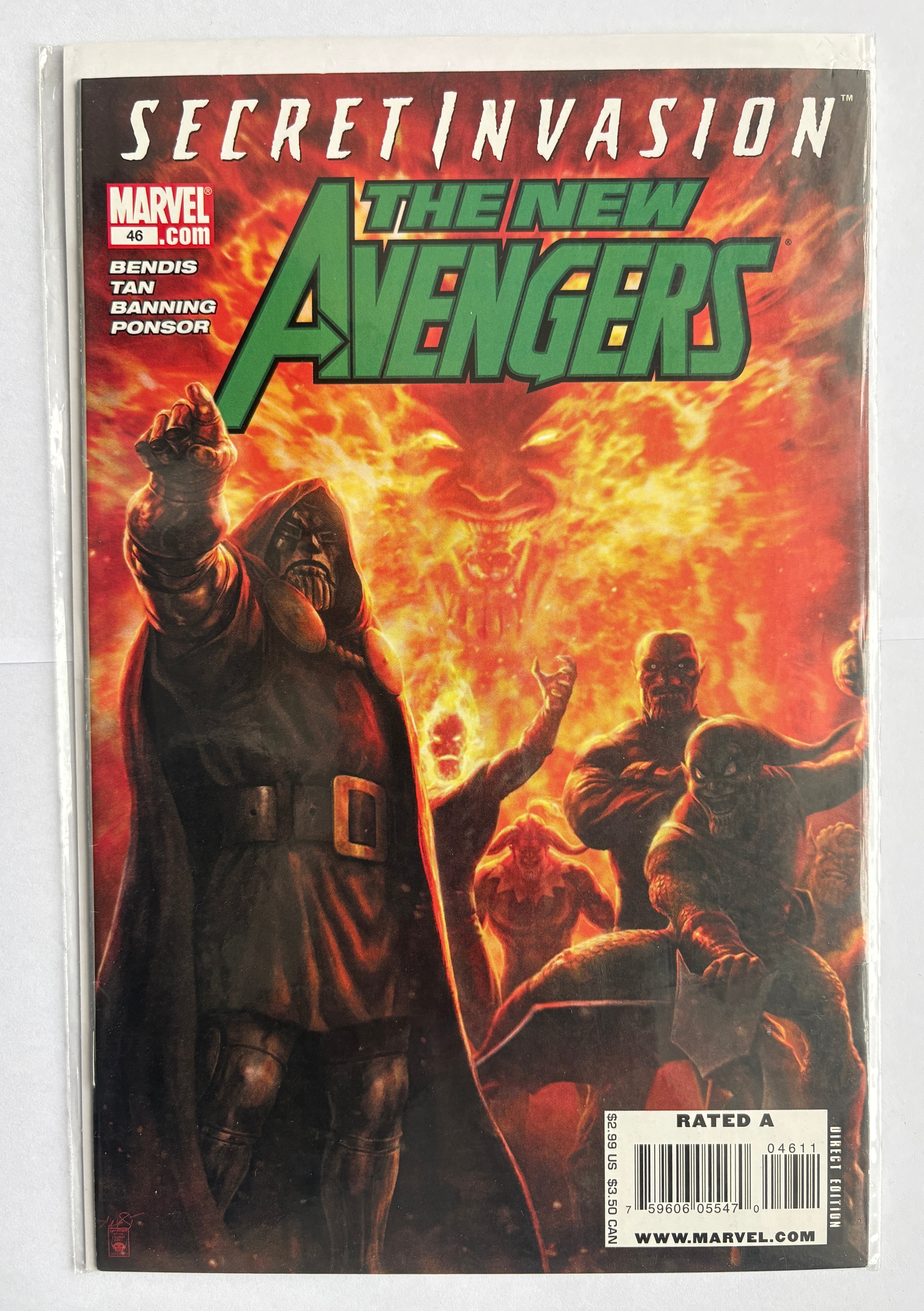 The New Avengers #46 - 1st Printing - Marvel Comics December 2008 VF 8.0