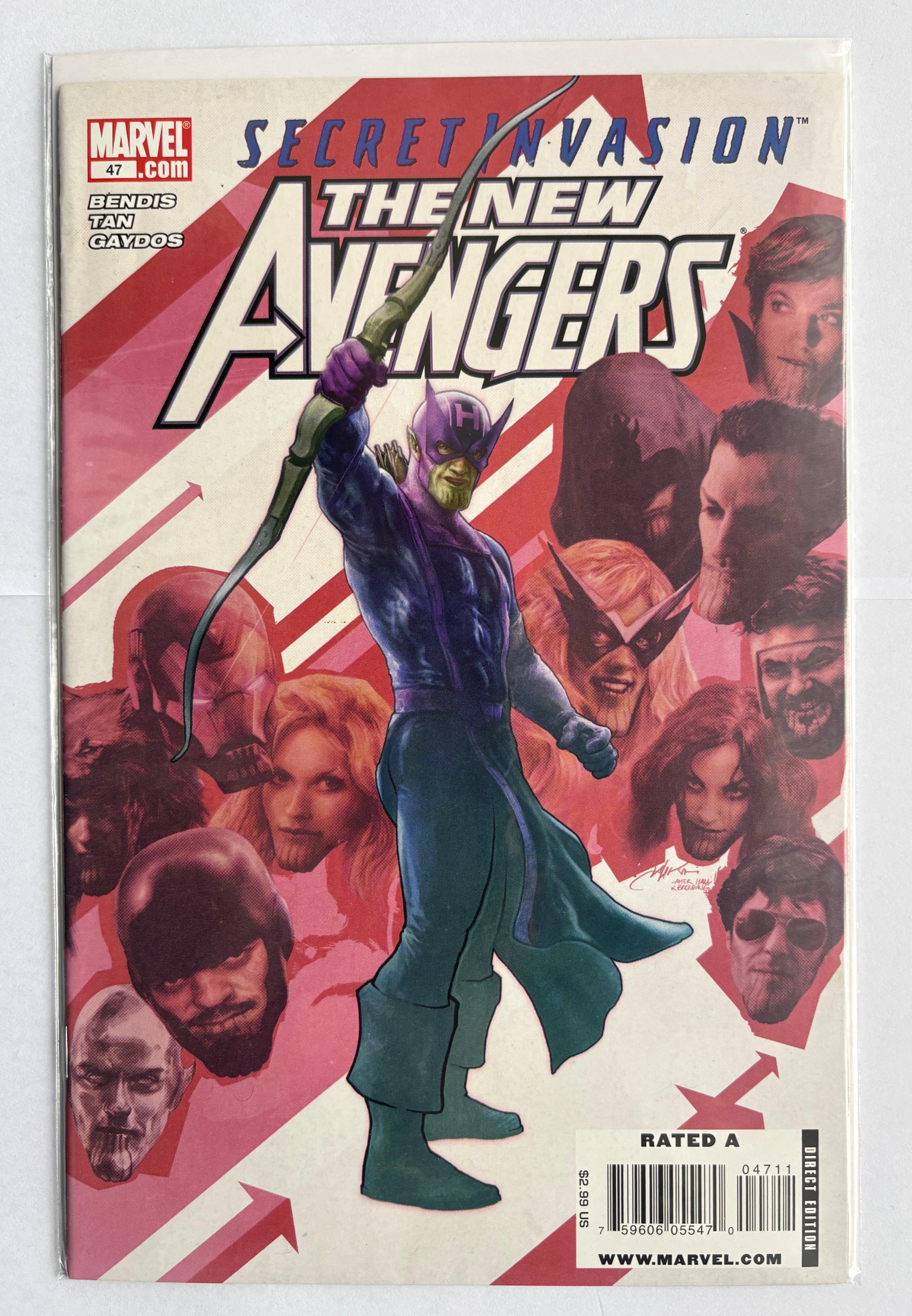 The New Avengers #47 - 1st Printing - Marvel Comics January 2009 VF 8.0