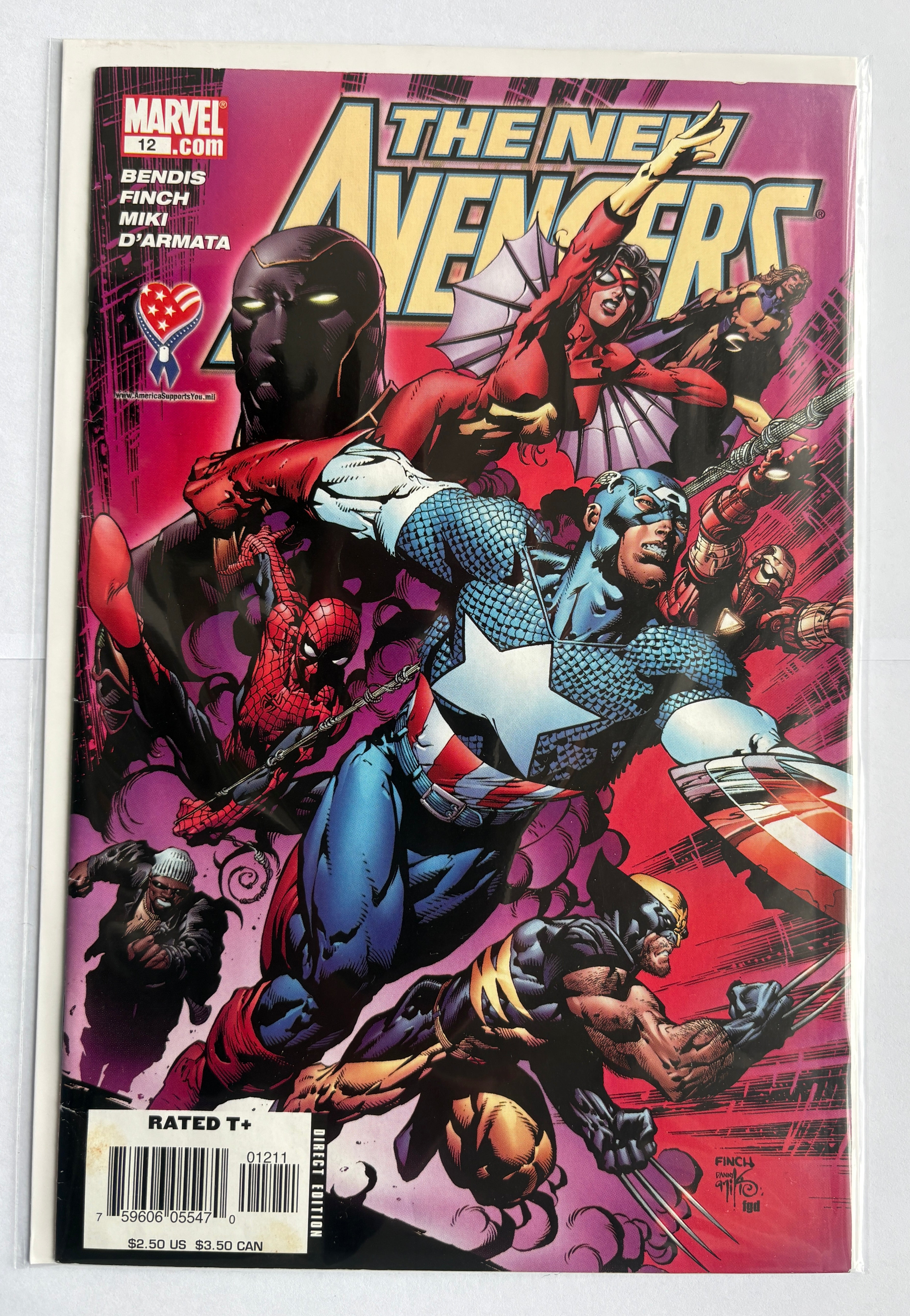 The New Avengers #12 - 1st Printing - Marvel Comics December 2005 FN 6.0